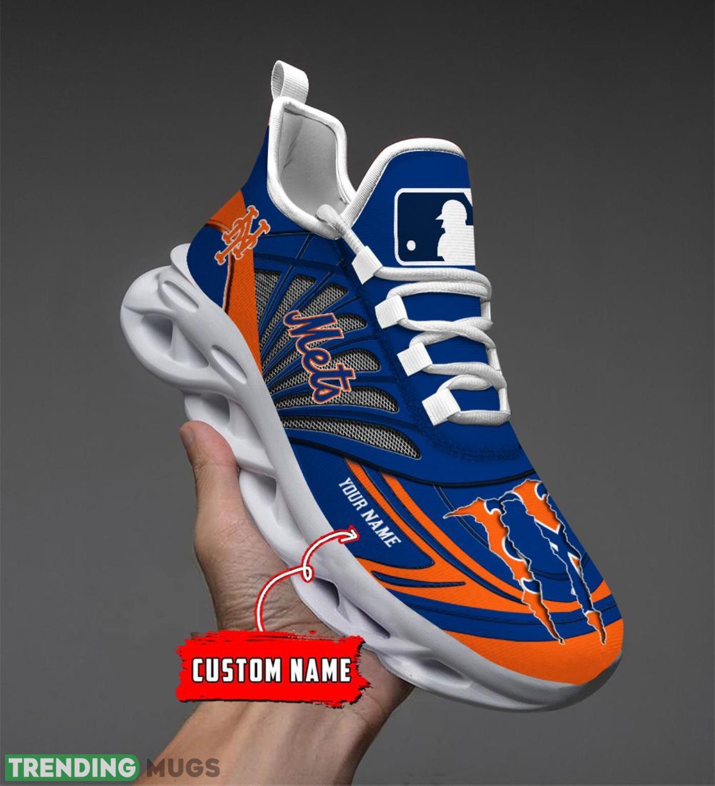 Personalized Name New York Mets Personalized Running Sneakers Max Soul Shoes Max Soul Personalized Name New York Mets Personalized Running Sneakers Max Soul Shoes Max Soul