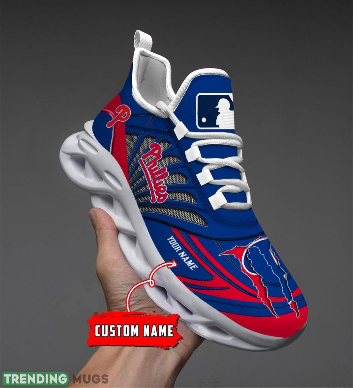 Personalized Name Philadelphia Phillies Personalized Running Sneakers Max Soul Shoes Product Photo 1 Personalized Name Philadelphia Phillies Personalized Running Sneakers Max Soul Shoes Product Photo 1