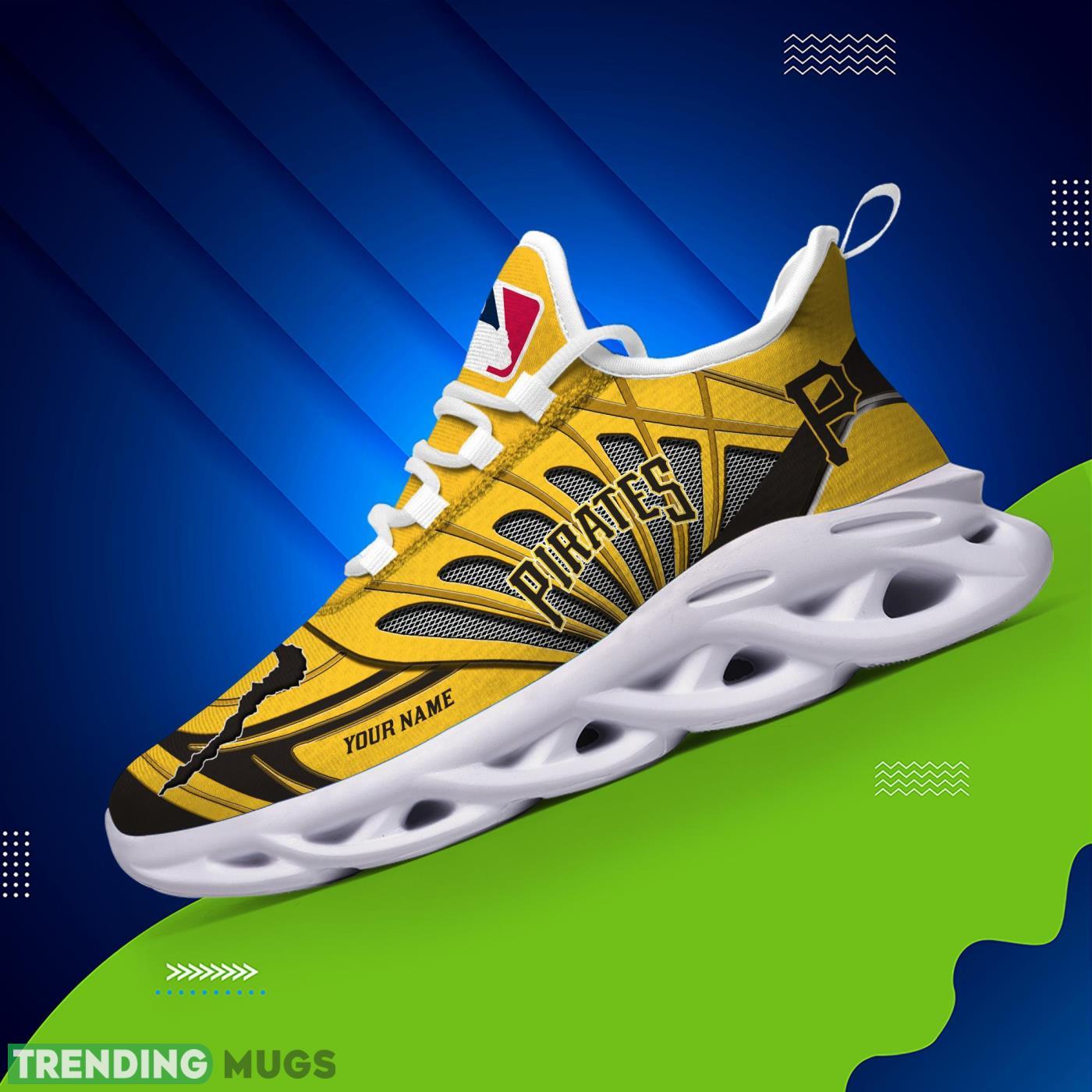 Personalized Name Pittsburgh Pirates Personalized Running Sneakers Max Soul Shoes Max Soul Personalized Name Pittsburgh Pirates Personalized Running Sneakers Max Soul Shoes Max Soul