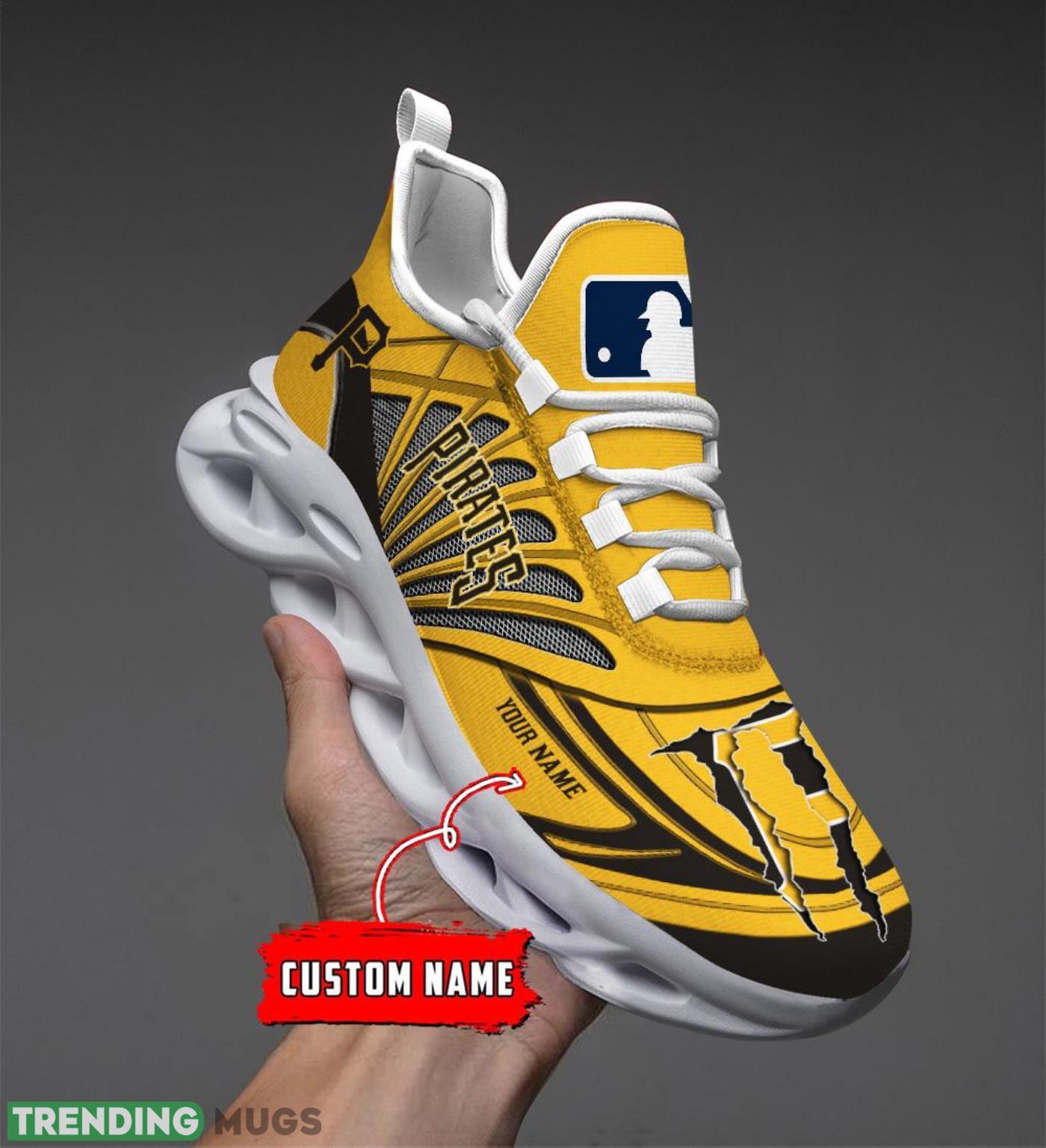 Personalized Name Pittsburgh Pirates Personalized Running Sneakers Max Soul Shoes Max Soul Personalized Name Pittsburgh Pirates Personalized Running Sneakers Max Soul Shoes Max Soul