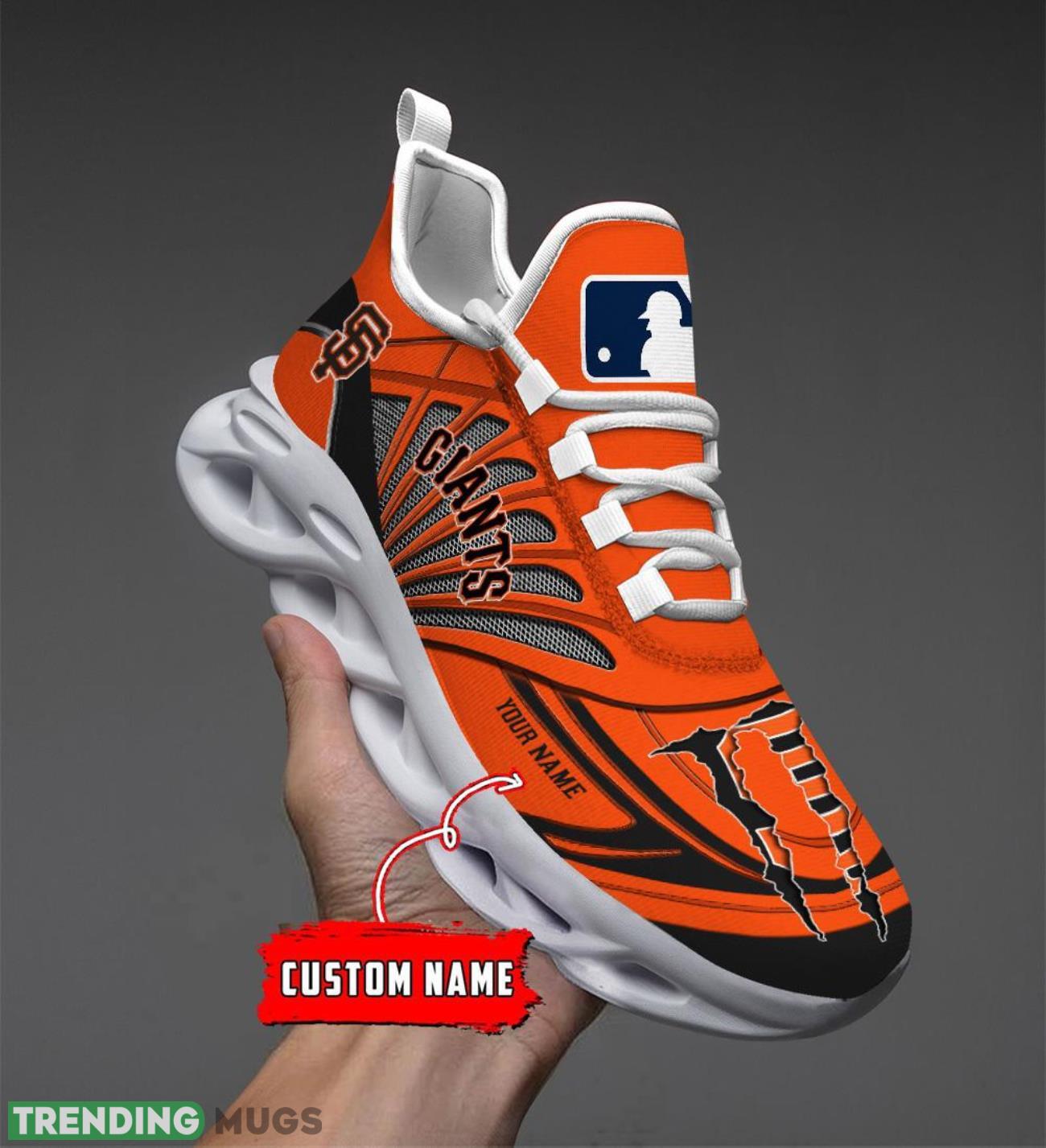 Personalized Name San Francisco Giants Personalized Running Sneakers Max Soul Shoes Product Photo 1 Personalized Name San Francisco Giants Personalized Running Sneakers Max Soul Shoes Product Photo 1