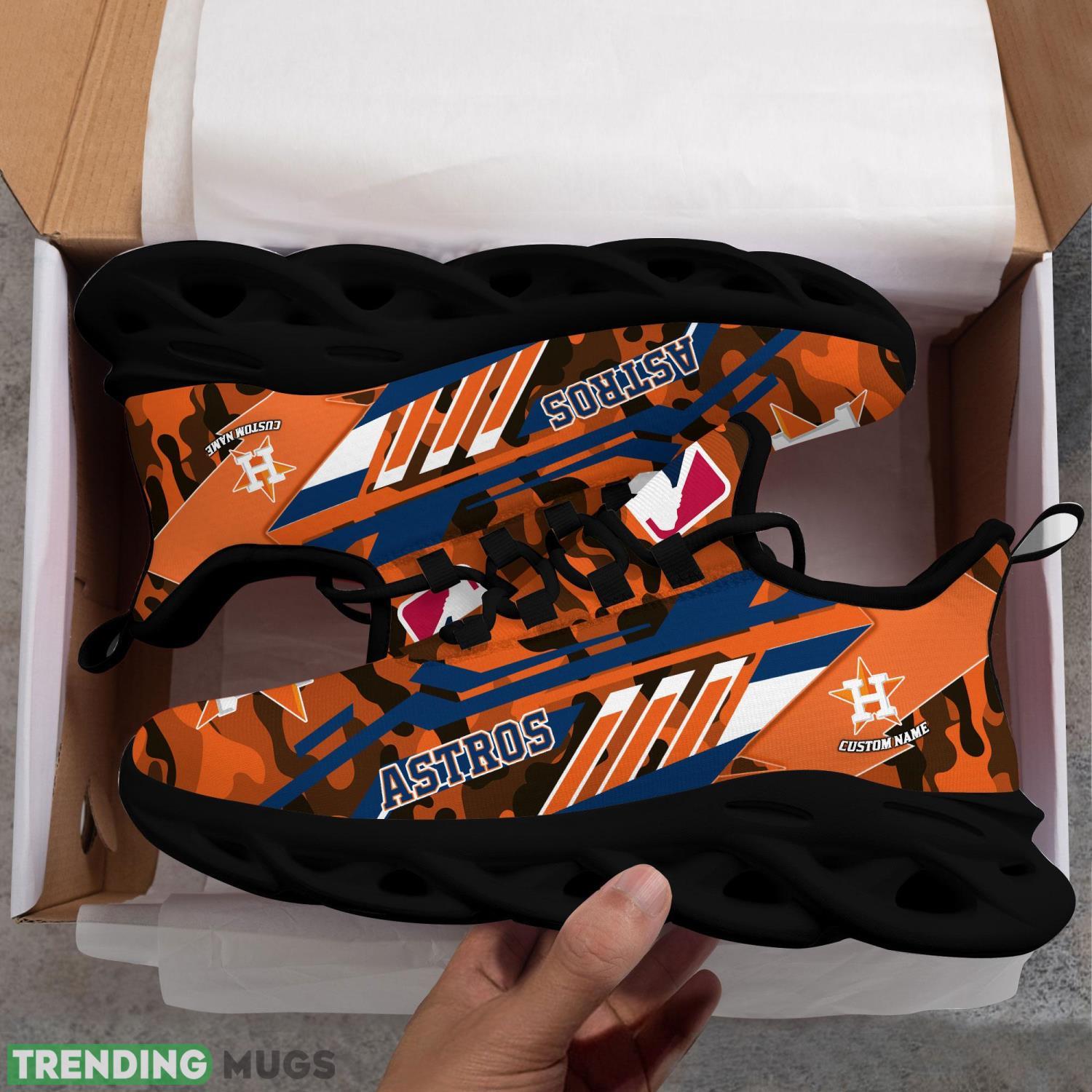 Personalized Name Shoes Houston Astros Camo Style Max Soul Shoes Running Sneakers Father's Day Gift Max Soul Personalized Name Shoes Houston Astros Camo Style Max Soul Shoes Running Sneakers Father's Day Gift Max Soul