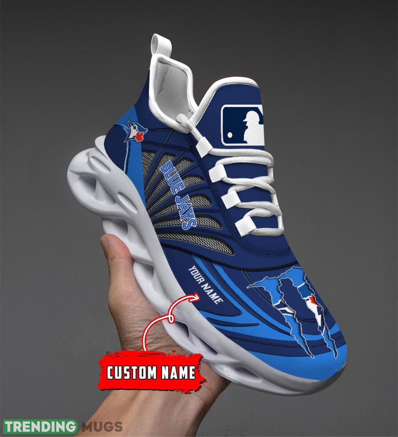 Personalized Name Toronto Blue Jays Personalized Running Sneakers Max Soul Shoes Max Soul Personalized Name Toronto Blue Jays Personalized Running Sneakers Max Soul Shoes Max Soul