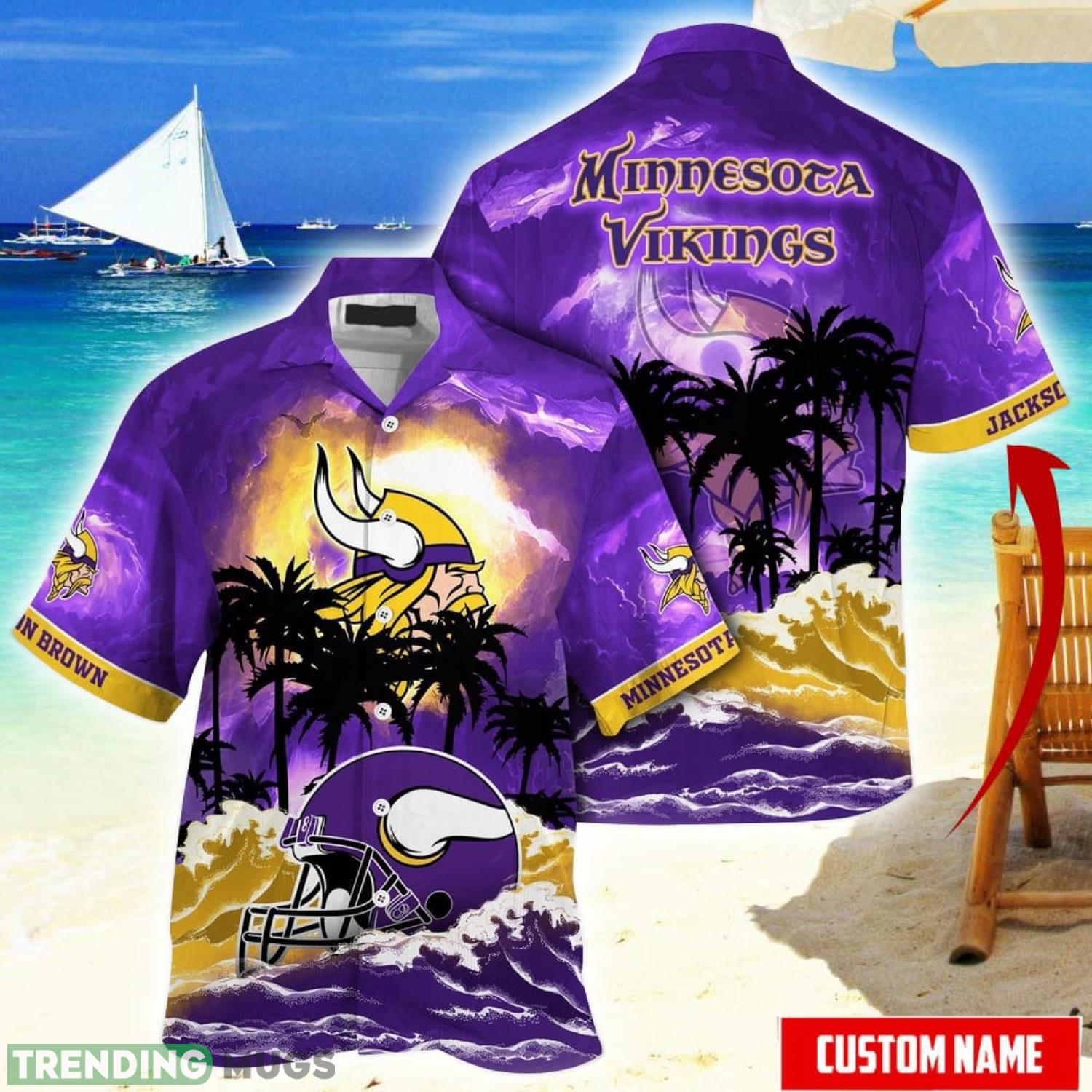 Personalized NameNFL Minnesota Vikings Best Hawaiian Shirt Big Fans Aloha Shirt Summer Gift Product Photo 1 Personalized NameNFL Minnesota Vikings Best Hawaiian Shirt Big Fans Aloha Shirt Summer Gift Product Photo 1