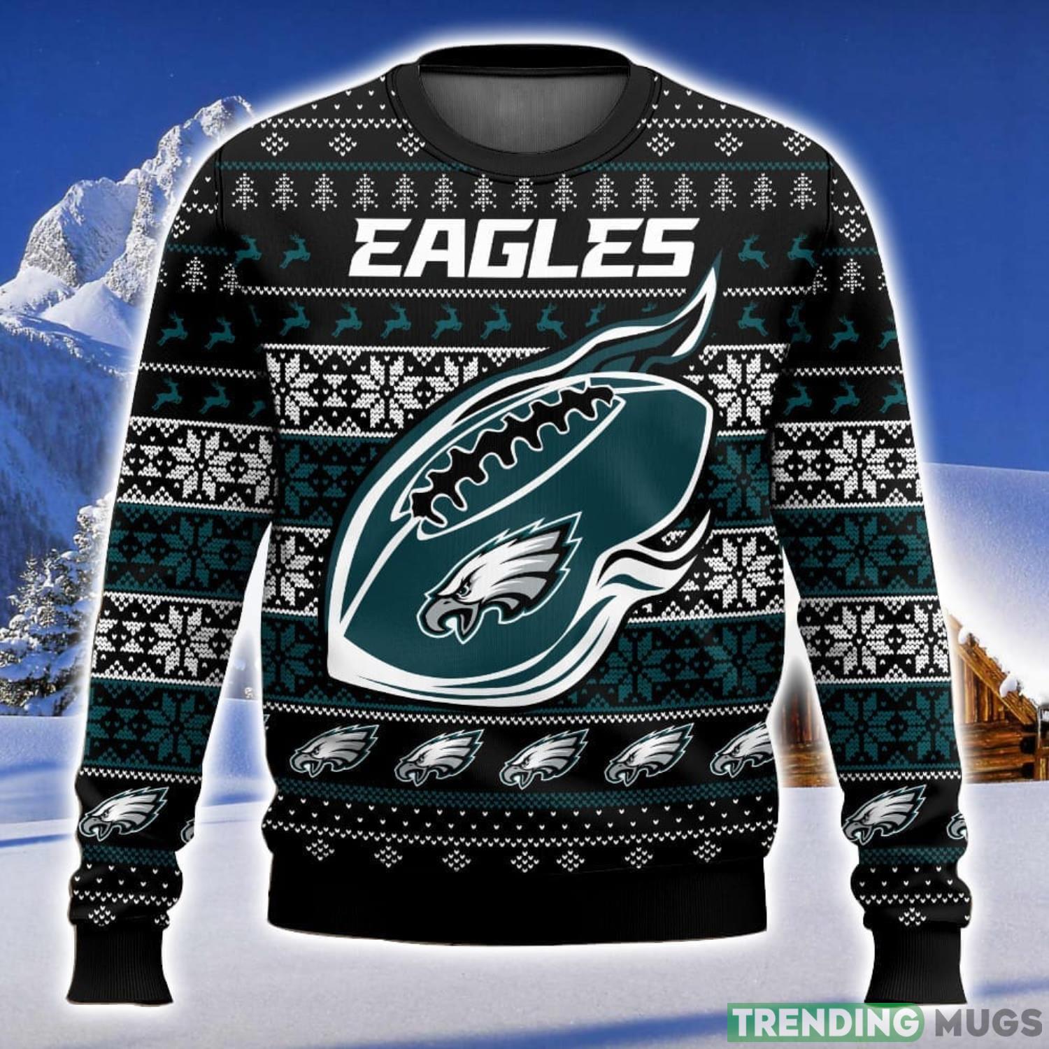 Philadelphia Eagles 3D Christmas Sweater Ugly Christmas Sweater Christmas Gift Ideas Product Photo 1 Philadelphia Eagles 3D Christmas Sweater Ugly Christmas Sweater Christmas Gift Ideas Product Photo 1