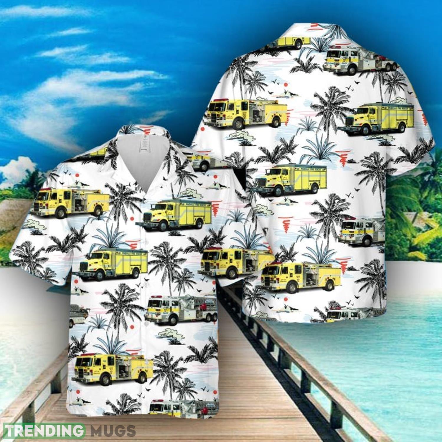 Pikeville Fire Department 3D Hawaiian Shirt Summer Holiday Gift For Men And Women Product Photo 1