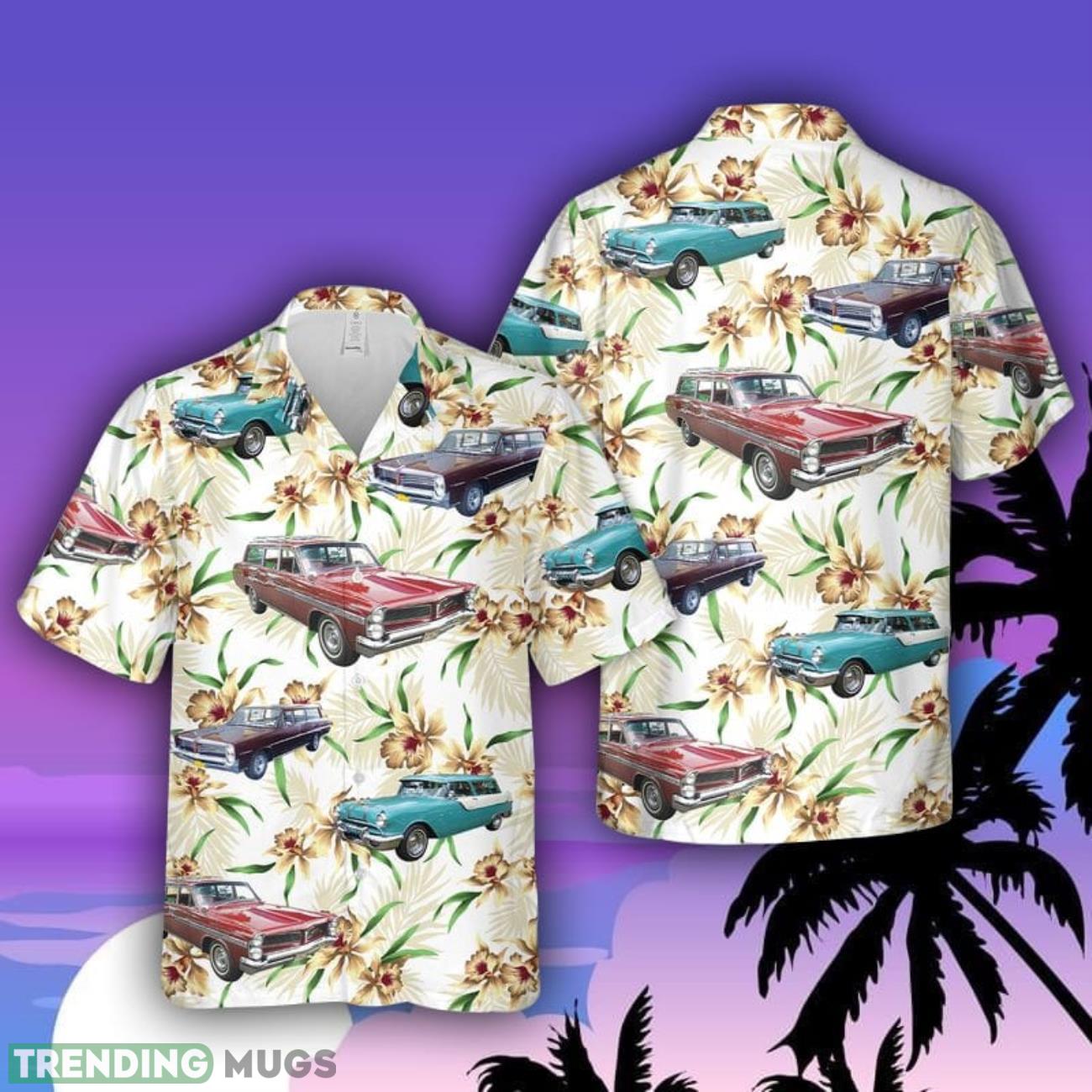 Pontiac Safari Aloha Hawaiian Shirt Beach Gift Short Sleeve Shirt Product Photo 1 Pontiac Safari Aloha Hawaiian Shirt Beach Gift Short Sleeve Shirt Product Photo 1