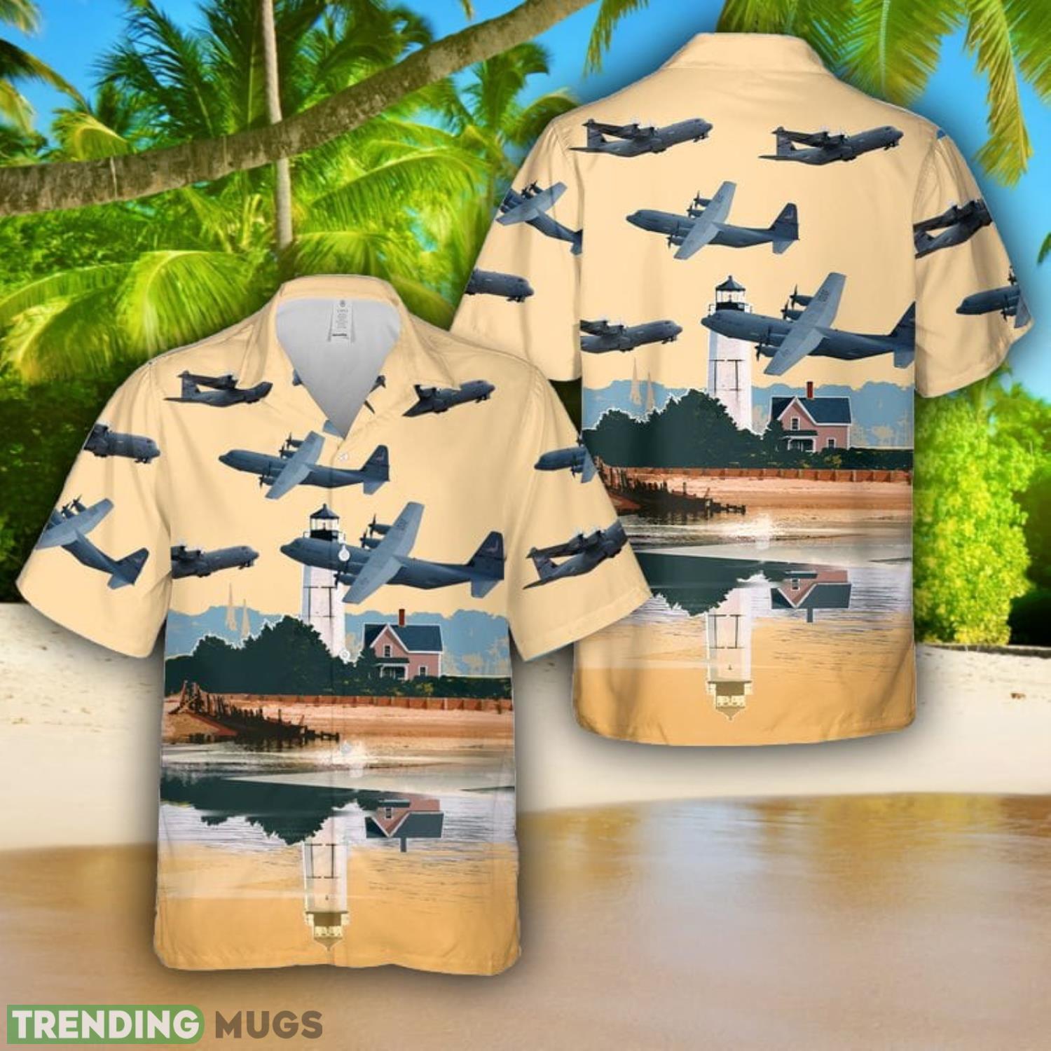 Rhode Island Air National Guard 143d Airlift Squadron Lockheed C-130J-30 Hercules 3D Hawaiian Shirt Beach Lover Gift Product Photo 1 Rhode Island Air National Guard 143d Airlift Squadron Lockheed C-130J-30 Hercules 3D Hawaiian Shirt Beach Lover Gift Product Photo 1