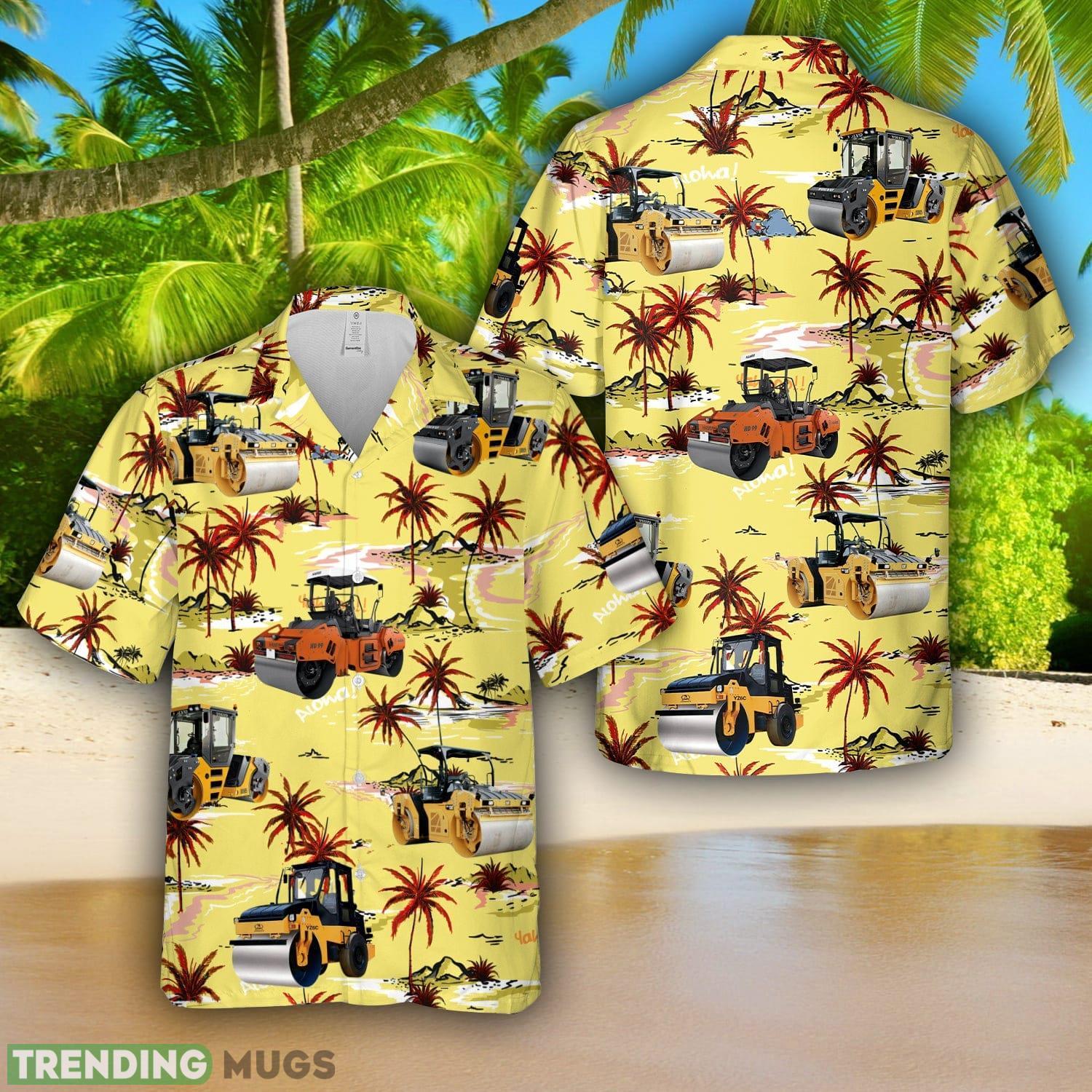 Road Construction Tandem Road Roller 3D Hawaiian Shirt Beach Lover Gift Product Photo 1 Road Construction Tandem Road Roller 3D Hawaiian Shirt Beach Lover Gift Product Photo 1