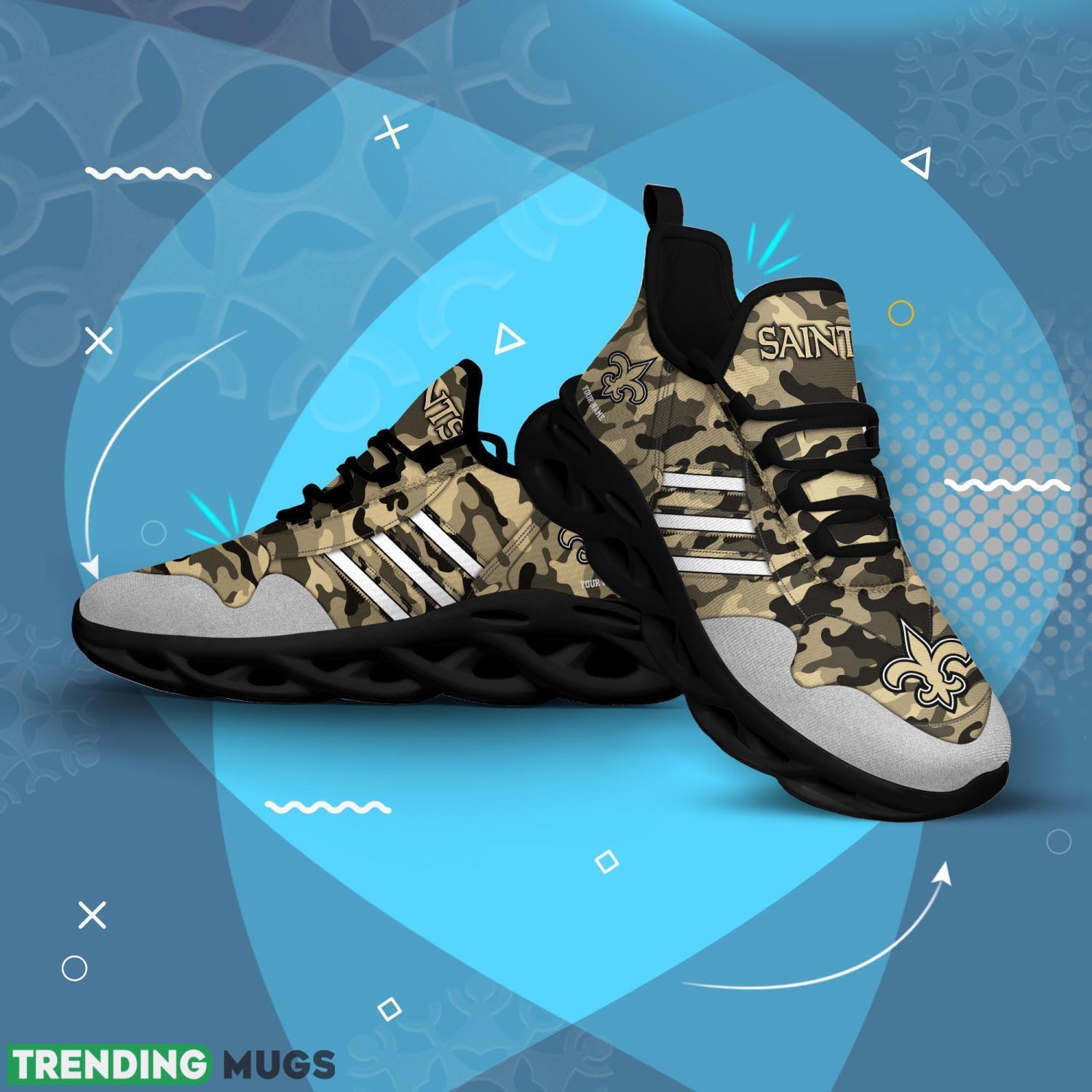 Running Sneakers New Orleans Saints Camo Style Clunky Max Soul Shoesfor Sport Fans Max Soul Running Sneakers New Orleans Saints Camo Style Clunky Max Soul Shoesfor Sport Fans Max Soul