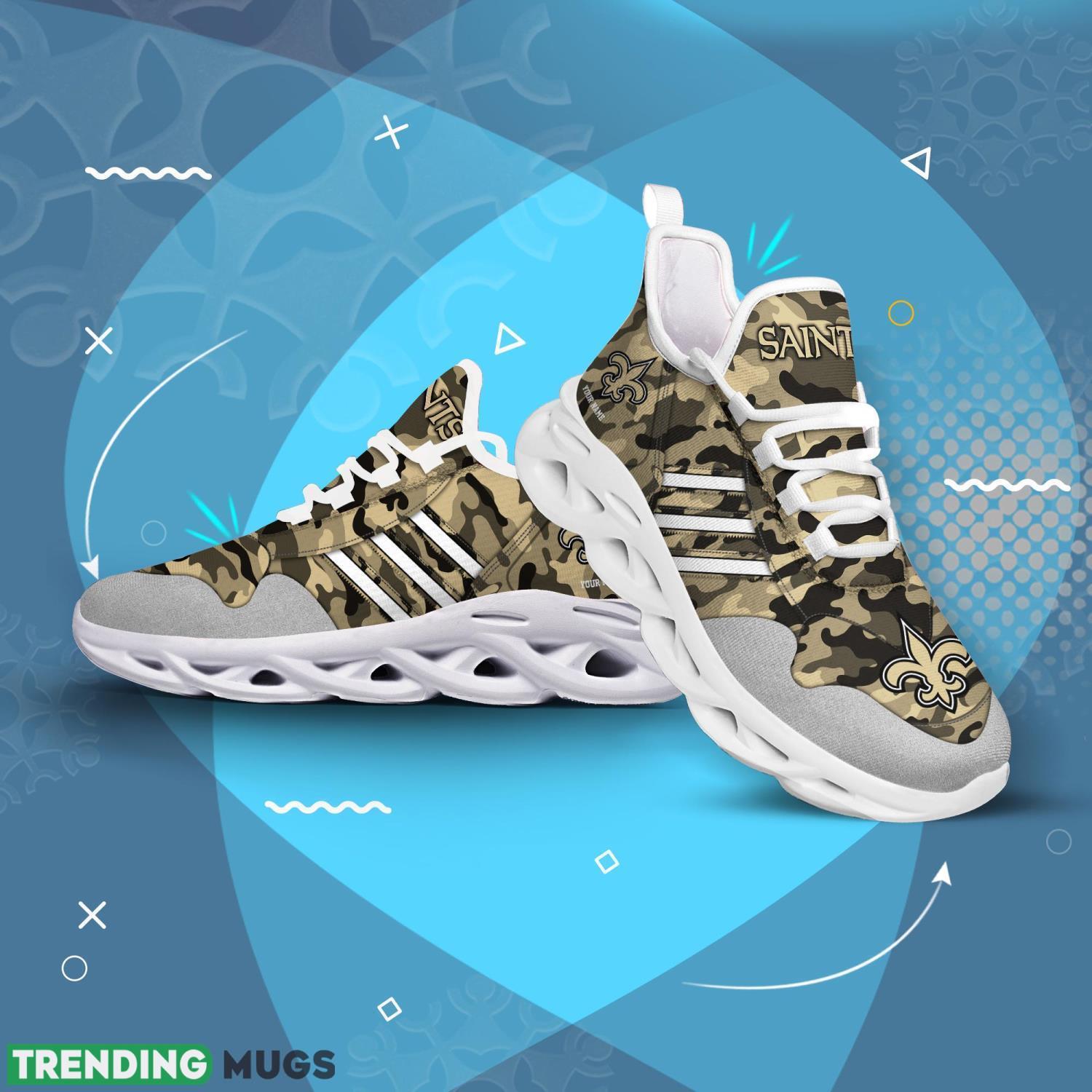 Running Sneakers New Orleans Saints Camo Style Clunky Max Soul Shoesfor Sport Fans Max Soul Running Sneakers New Orleans Saints Camo Style Clunky Max Soul Shoesfor Sport Fans Max Soul