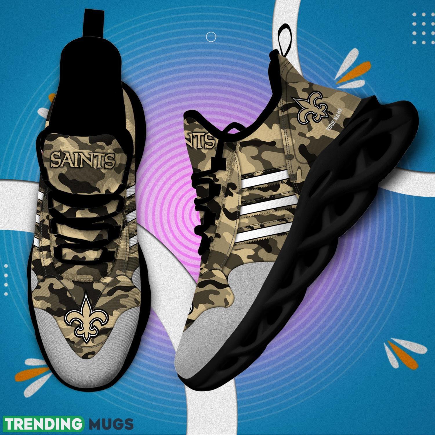 Running Sneakers New Orleans Saints Camo Style Clunky Max Soul Shoesfor Sport Fans Max Soul Running Sneakers New Orleans Saints Camo Style Clunky Max Soul Shoesfor Sport Fans Max Soul