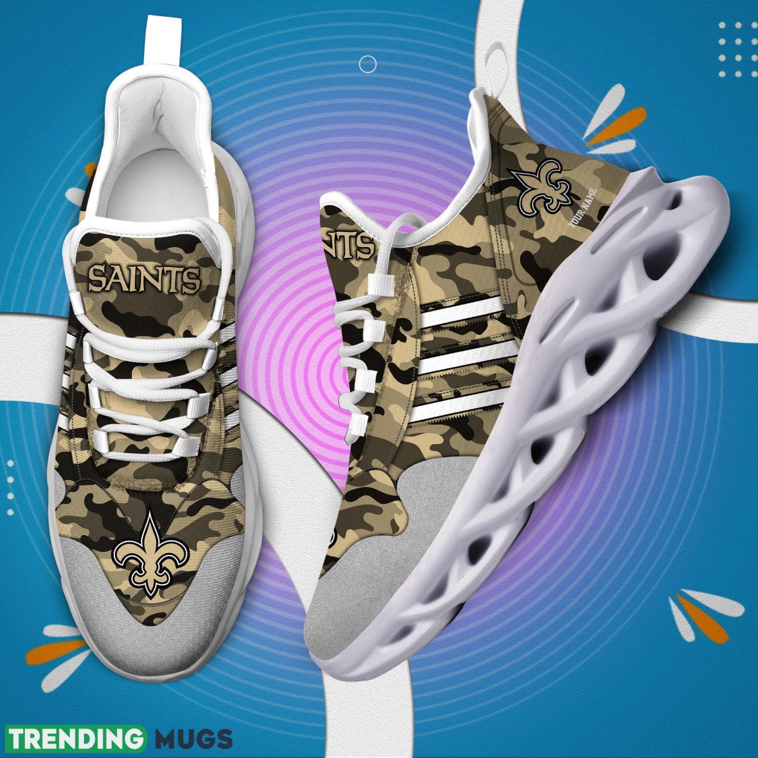 Running Sneakers New Orleans Saints Camo Style Clunky Max Soul Shoesfor Sport Fans Max Soul Running Sneakers New Orleans Saints Camo Style Clunky Max Soul Shoesfor Sport Fans Max Soul