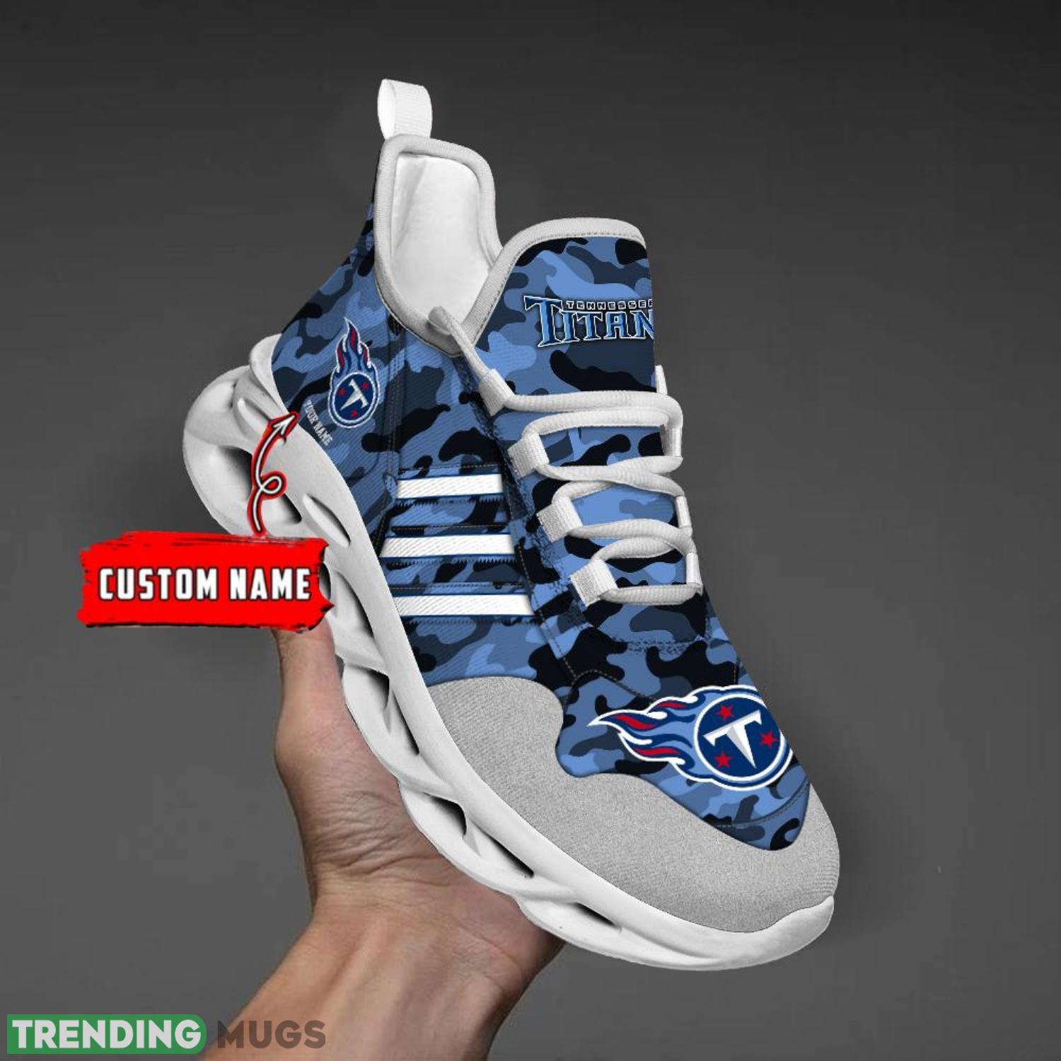 Running Sneakers Tennessee Titans Camo Style Clunky Max Soul Shoesfor Sport Fans Product Photo 1 Running Sneakers Tennessee Titans Camo Style Clunky Max Soul Shoesfor Sport Fans Product Photo 1
