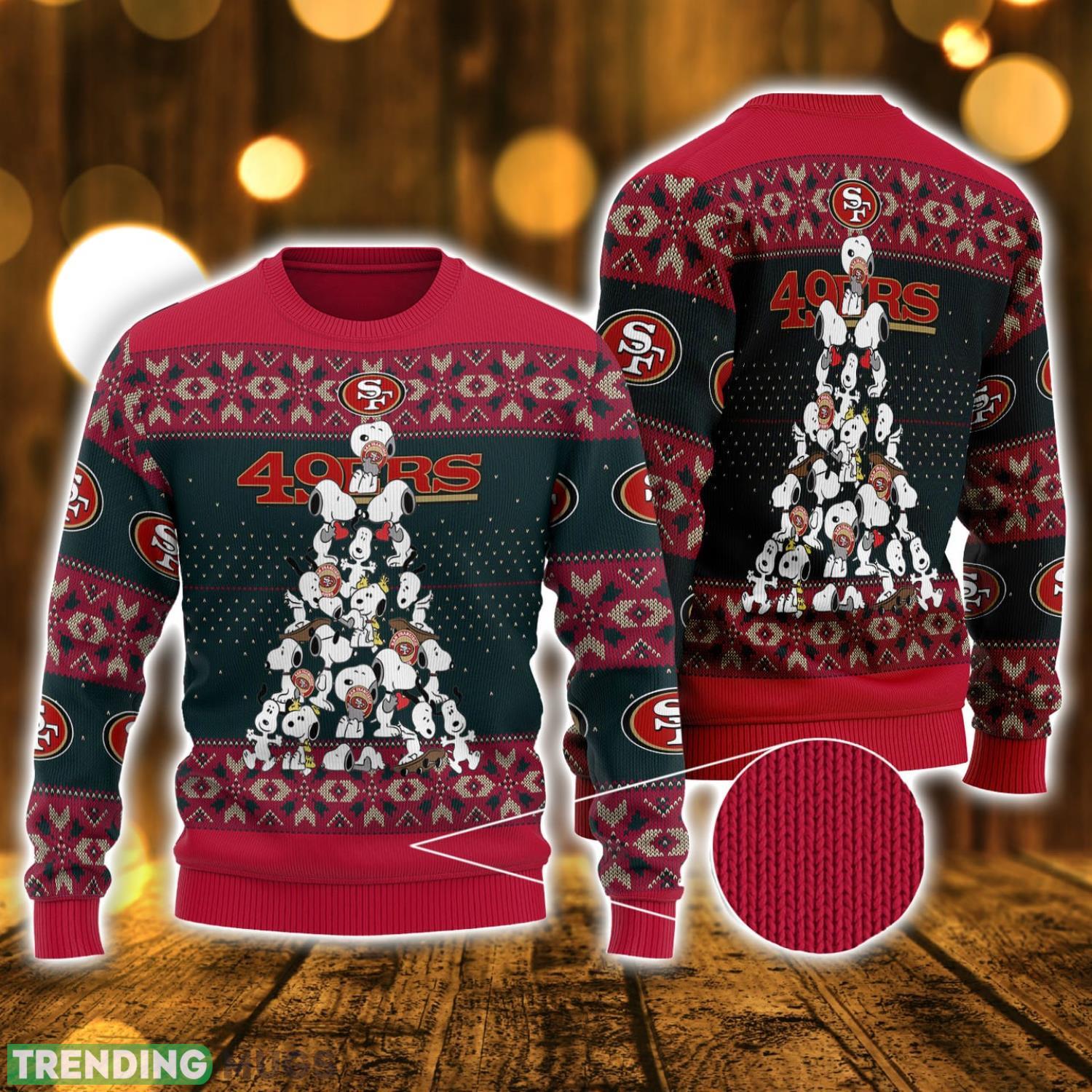 San Francisco 49ers Christmas 3D Ugly Christmas Sweater Product Photo 1 San Francisco 49ers Christmas 3D Ugly Christmas Sweater Product Photo 1