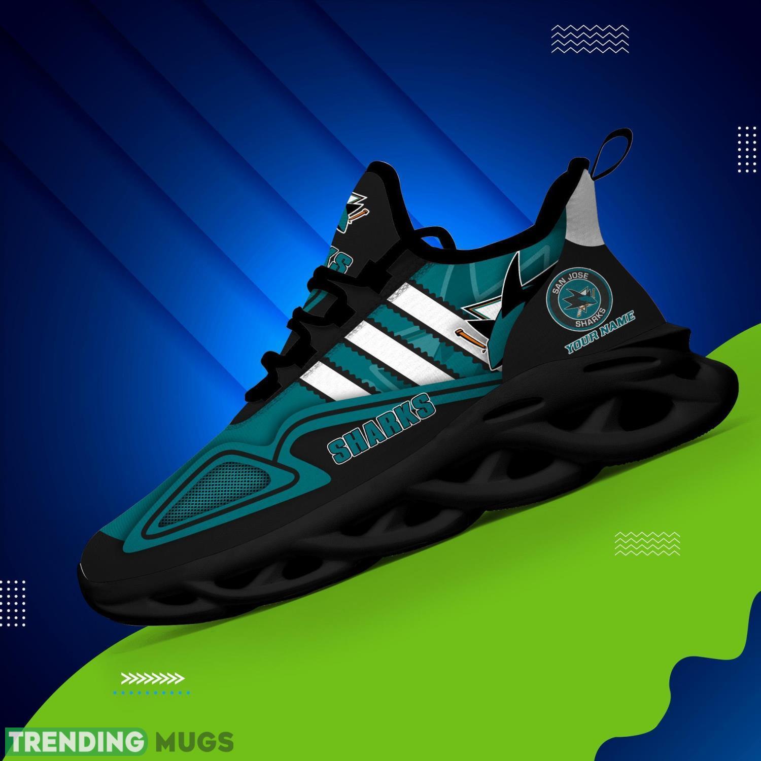 San Jose Sharks Clunky Max Soul Shoes Sneakers Men And Women Running Shoes Max Soul San Jose Sharks Clunky Max Soul Shoes Sneakers Men And Women Running Shoes Max Soul