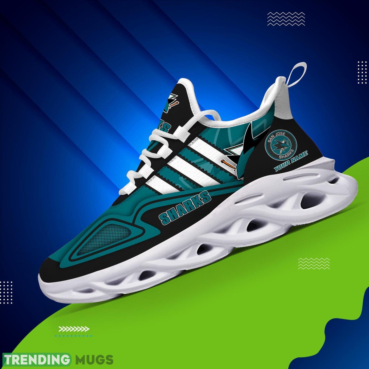 San Jose Sharks Clunky Max Soul Shoes Sneakers Men And Women Running Shoes Max Soul San Jose Sharks Clunky Max Soul Shoes Sneakers Men And Women Running Shoes Max Soul