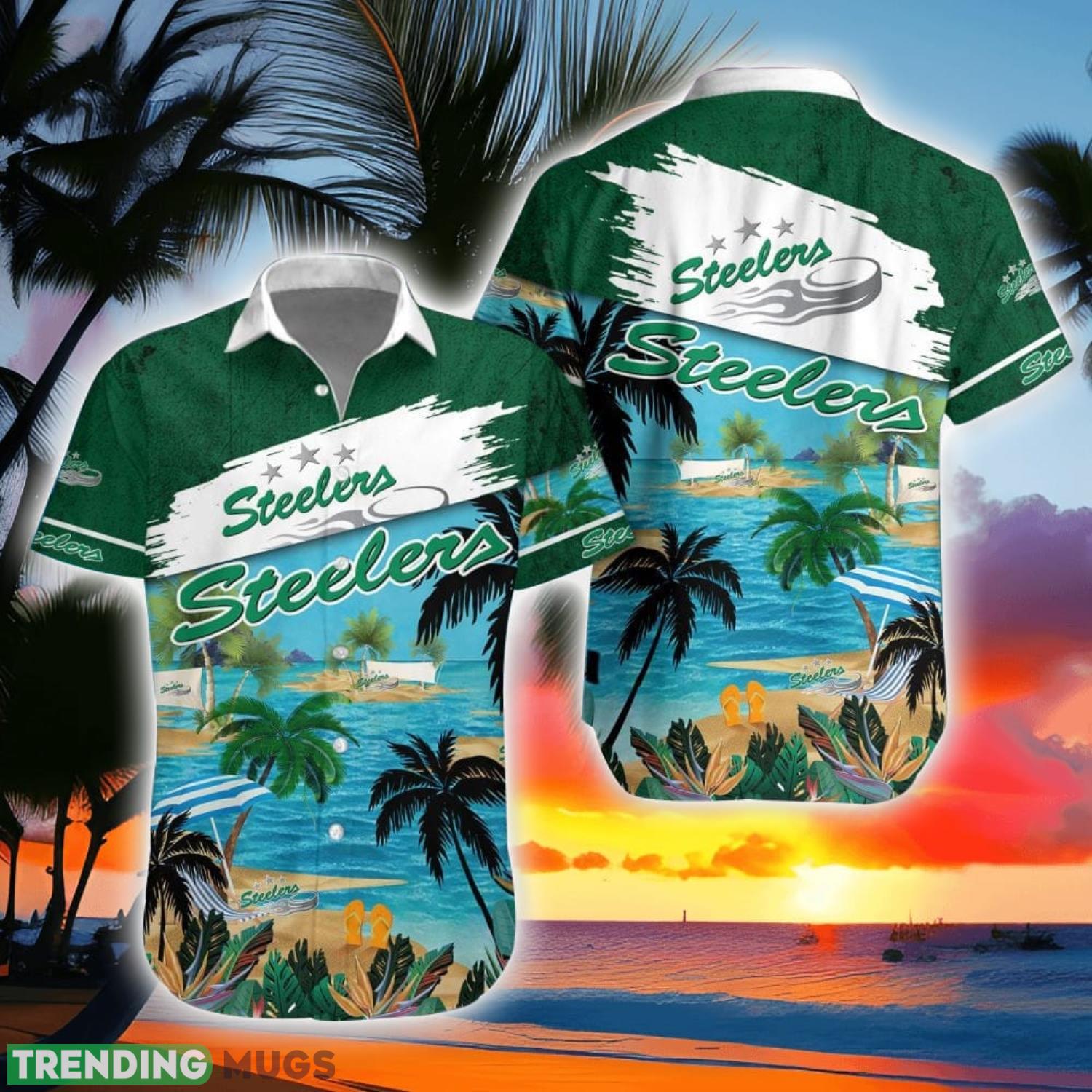 SC Bietigheim-Bissingen Beach Coconut Pattern Aloha Hawaiian Shirt And Shorts Product Photo 1 SC Bietigheim-Bissingen Beach Coconut Pattern Aloha Hawaiian Shirt And Shorts Product Photo 1
