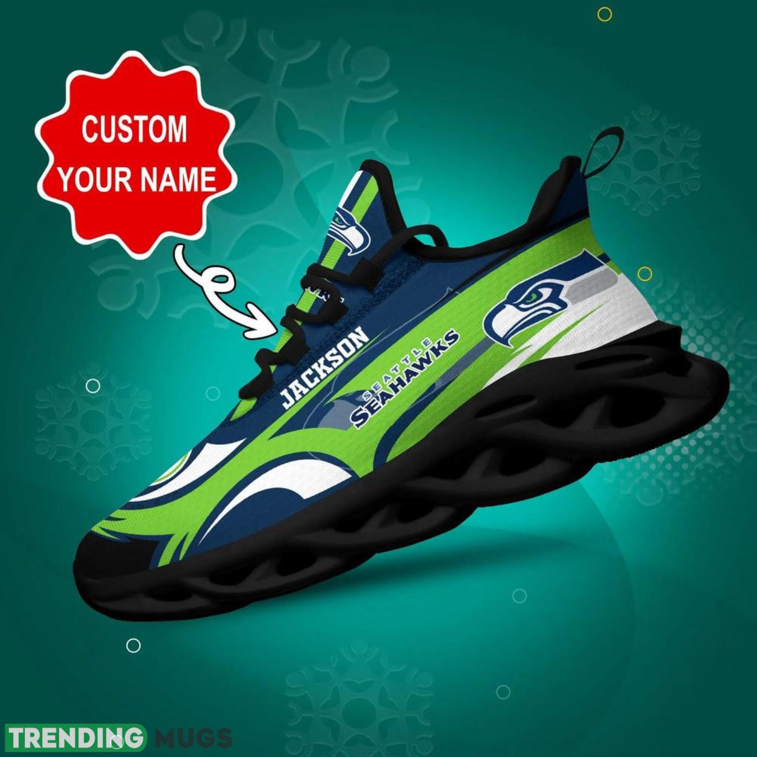 Seattle Seahawks NFL Max Soul Shoes Custom Name Hot Trending Men And Women Sport Gift Product Photo 1 Seattle Seahawks NFL Max Soul Shoes Custom Name Hot Trending Men And Women Sport Gift Product Photo 1