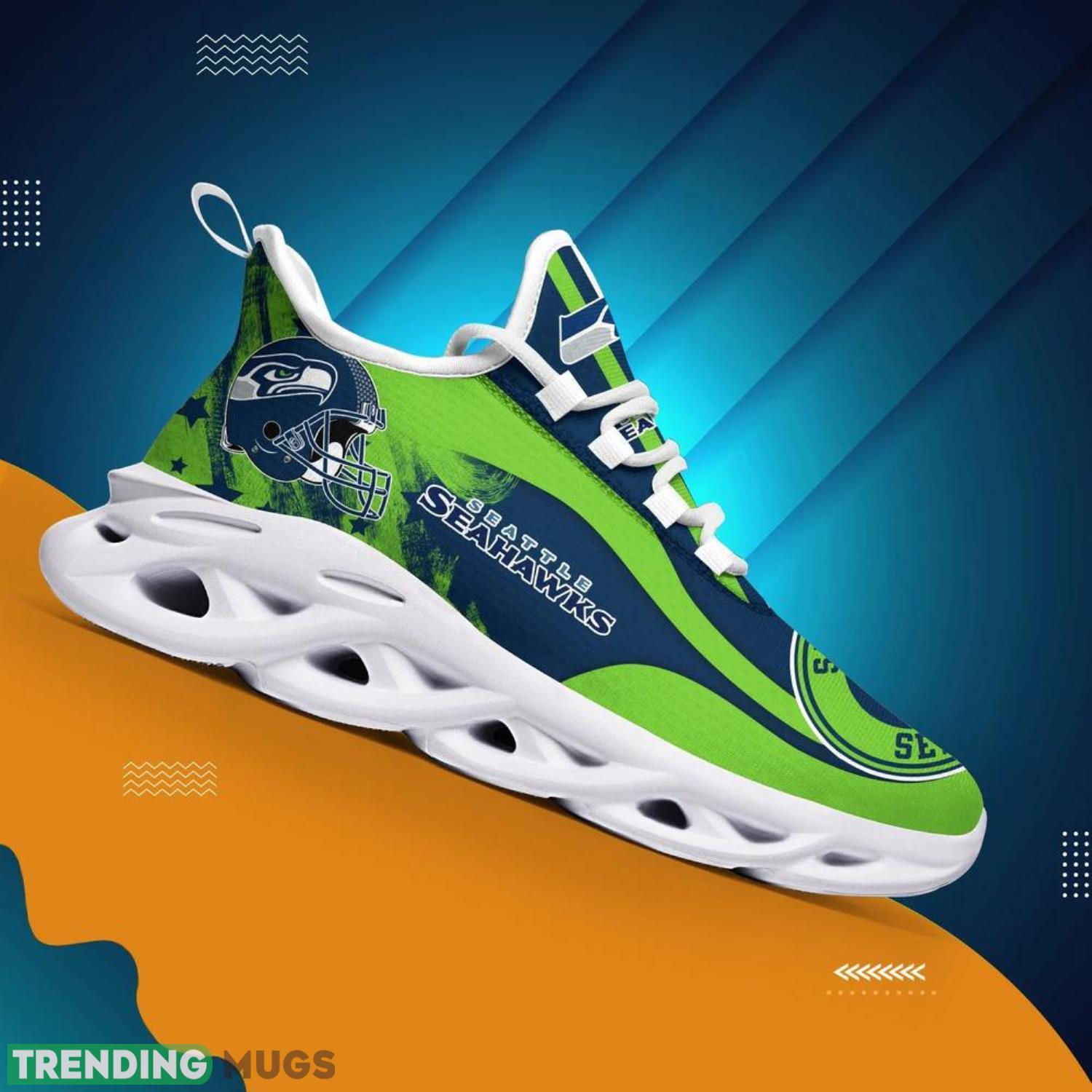 Seattle Seahawks NFL Max Soul Shoes Custom Name Running Shoes Hot Trending Gift NFL Fans Product Photo 1 Seattle Seahawks NFL Max Soul Shoes Custom Name Running Shoes Hot Trending Gift NFL Fans Product Photo 1