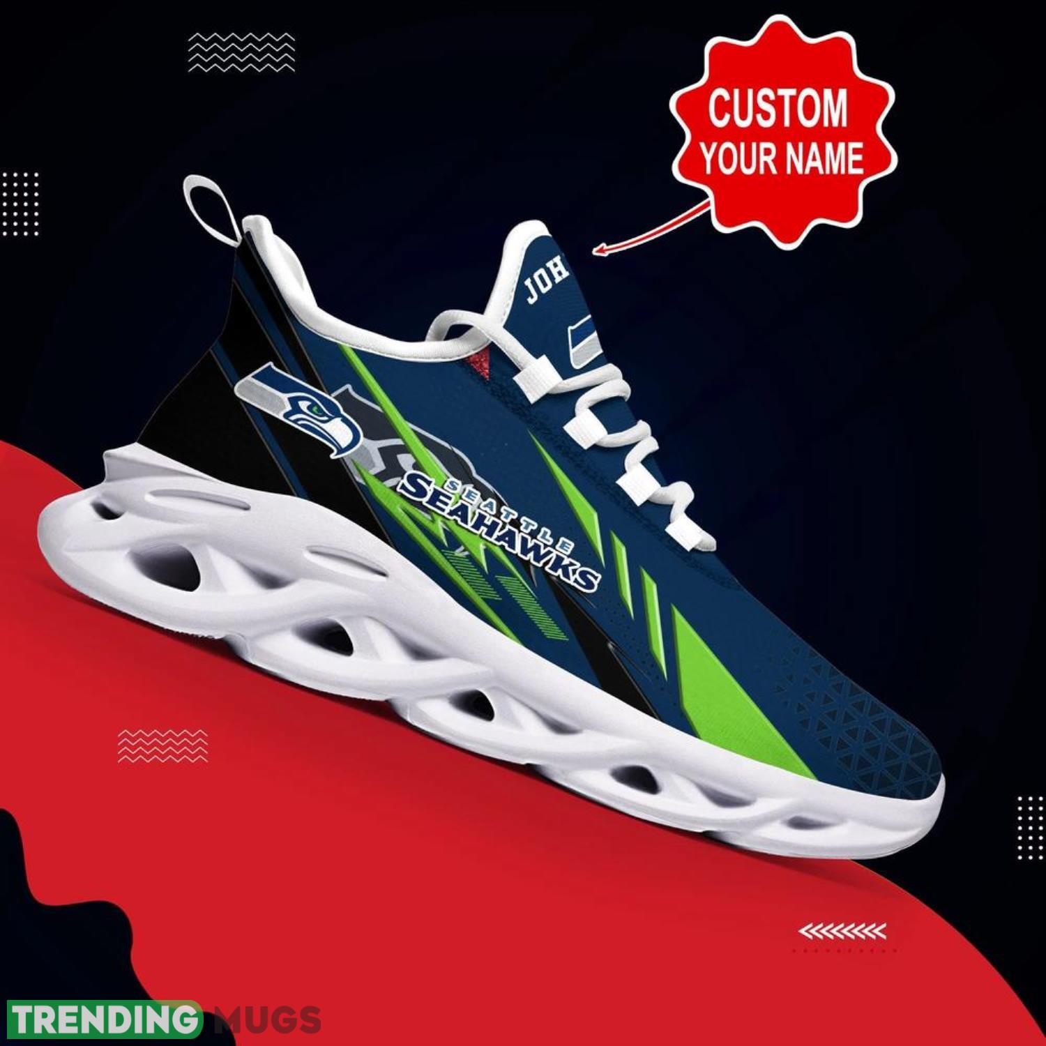 Seattle Seahawks NFL Max Soul Shoes Custom Name – Sneakers Hot Trending Gift NFL Fans Max Soul Seattle Seahawks NFL Max Soul Shoes Custom Name – Sneakers Hot Trending Gift NFL Fans Max Soul