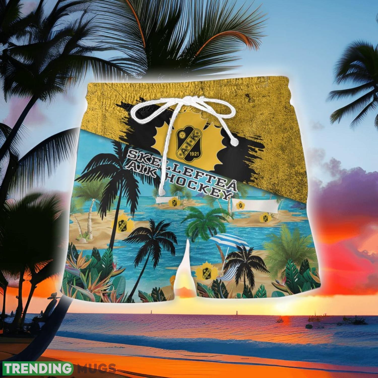 Skelleftea AIK Beach Coconut Pattern Aloha Hawaiian Shirt And Shorts Hawaiian & Short Skelleftea AIK Beach Coconut Pattern Aloha Hawaiian Shirt And Shorts Hawaiian & Short