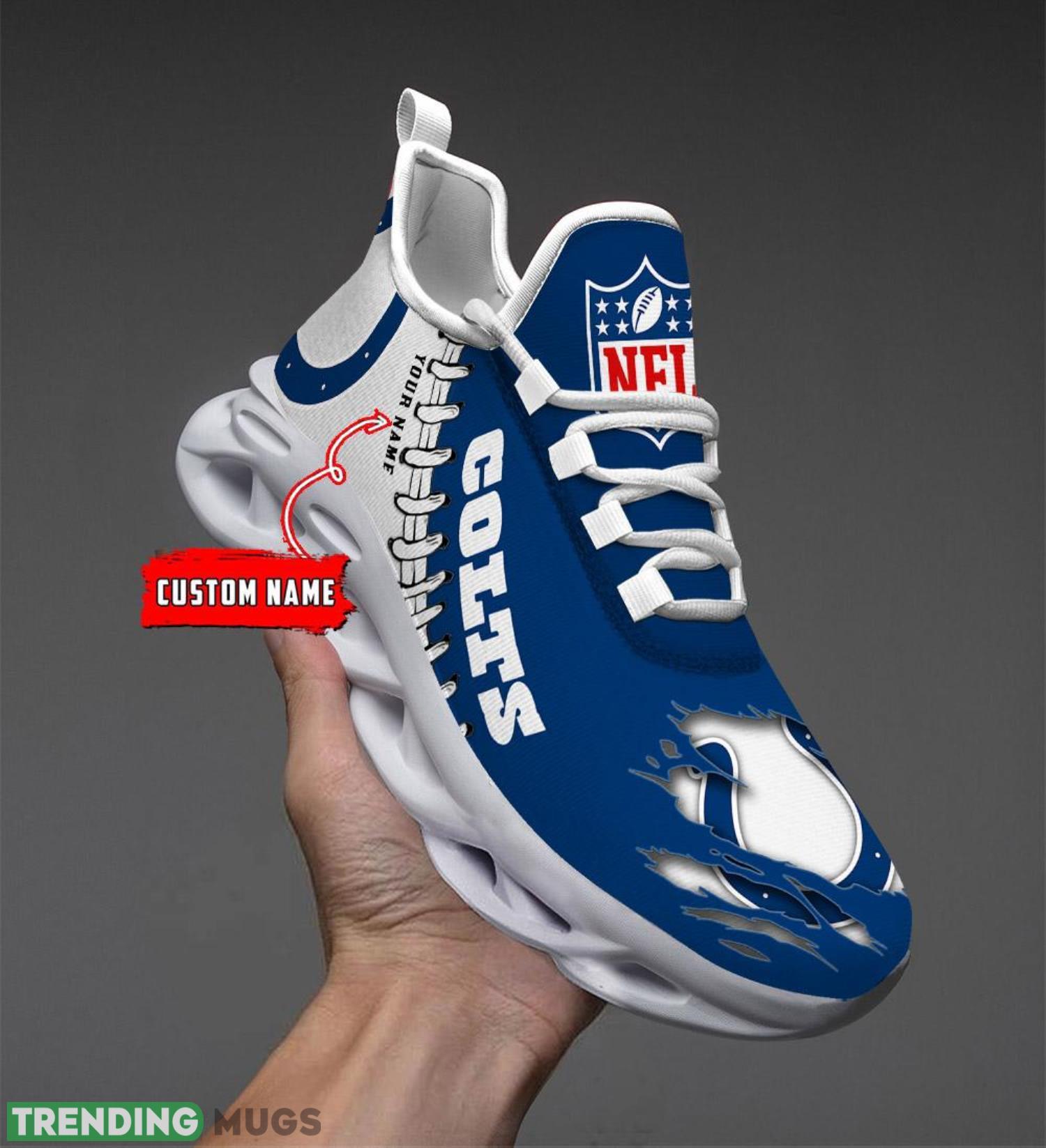 Sport Sneakers Indianapolis Colts Personalized Name Max Soul Shoes Ultra Sneakers Product Photo 1 Sport Sneakers Indianapolis Colts Personalized Name Max Soul Shoes Ultra Sneakers Product Photo 1