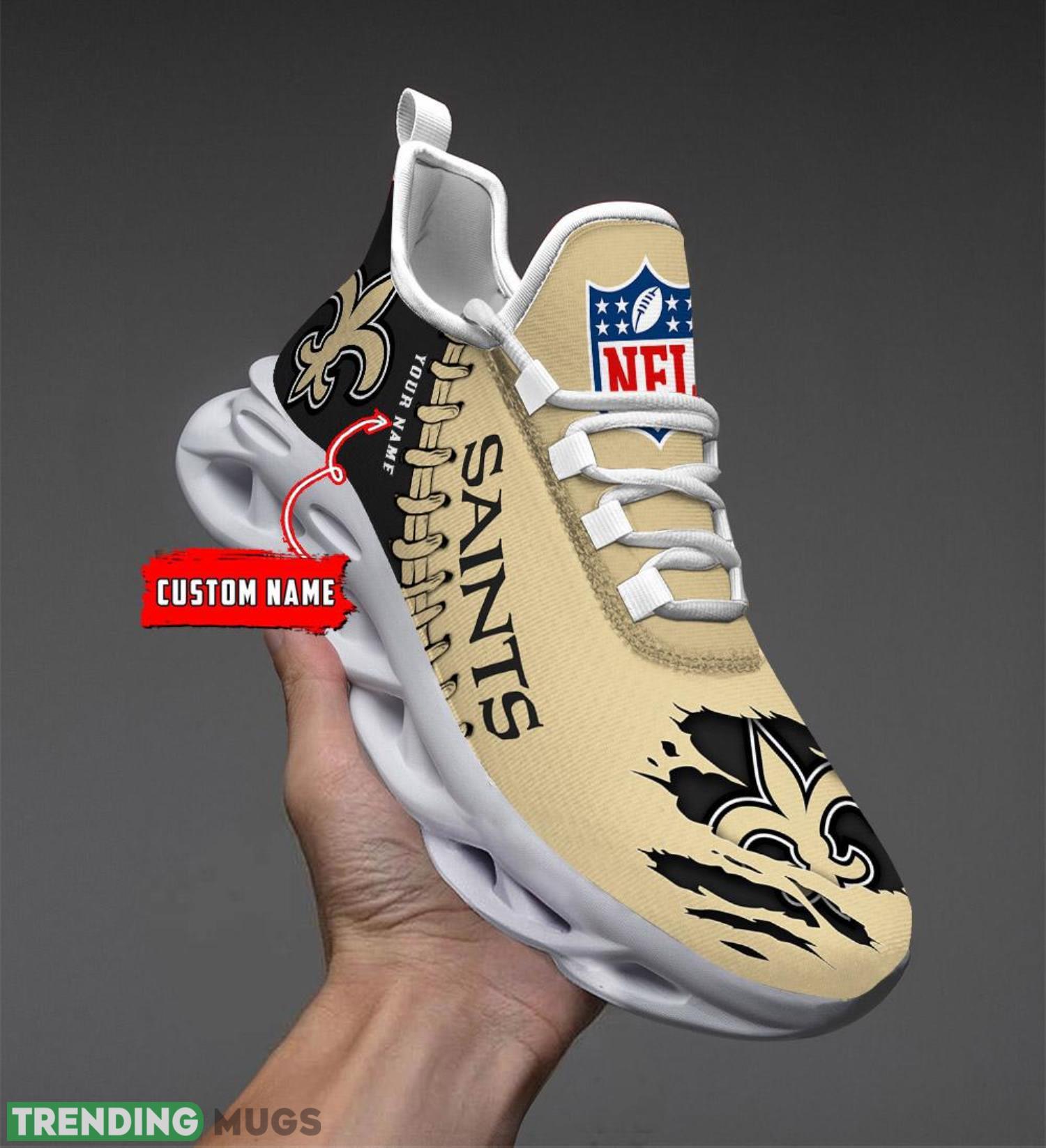 Sport Sneakers New Orleans Saints Personalized Name Max Soul Shoes Ultra Sneakers Product Photo 1 Sport Sneakers New Orleans Saints Personalized Name Max Soul Shoes Ultra Sneakers Product Photo 1