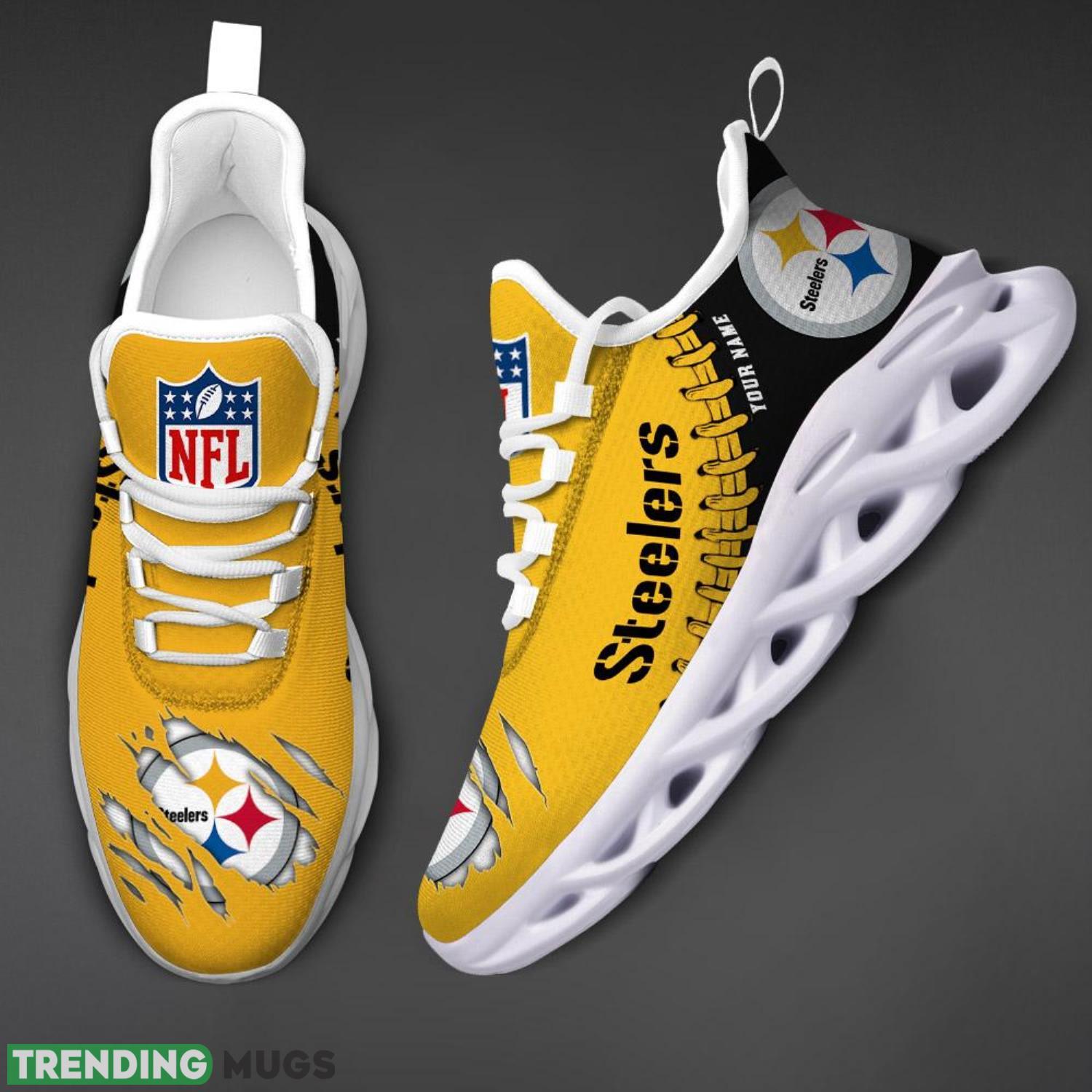 Sport Sneakers Pittsburgh Steelers Personalized Name Max Soul Shoes Ultra Sneakers Max Soul Sport Sneakers Pittsburgh Steelers Personalized Name Max Soul Shoes Ultra Sneakers Max Soul