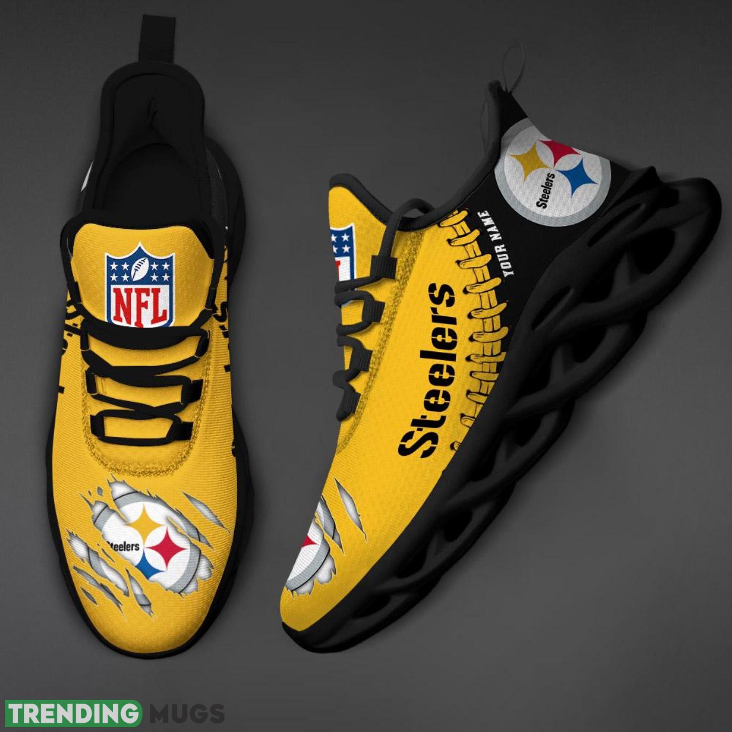 Sport Sneakers Pittsburgh Steelers Personalized Name Max Soul Shoes Ultra Sneakers Max Soul Sport Sneakers Pittsburgh Steelers Personalized Name Max Soul Shoes Ultra Sneakers Max Soul
