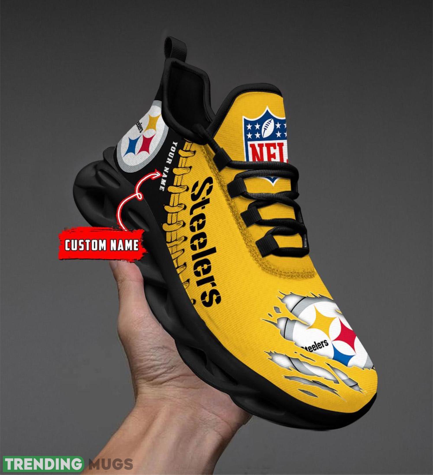 Sport Sneakers Pittsburgh Steelers Personalized Name Max Soul Shoes Ultra Sneakers Max Soul Sport Sneakers Pittsburgh Steelers Personalized Name Max Soul Shoes Ultra Sneakers Max Soul