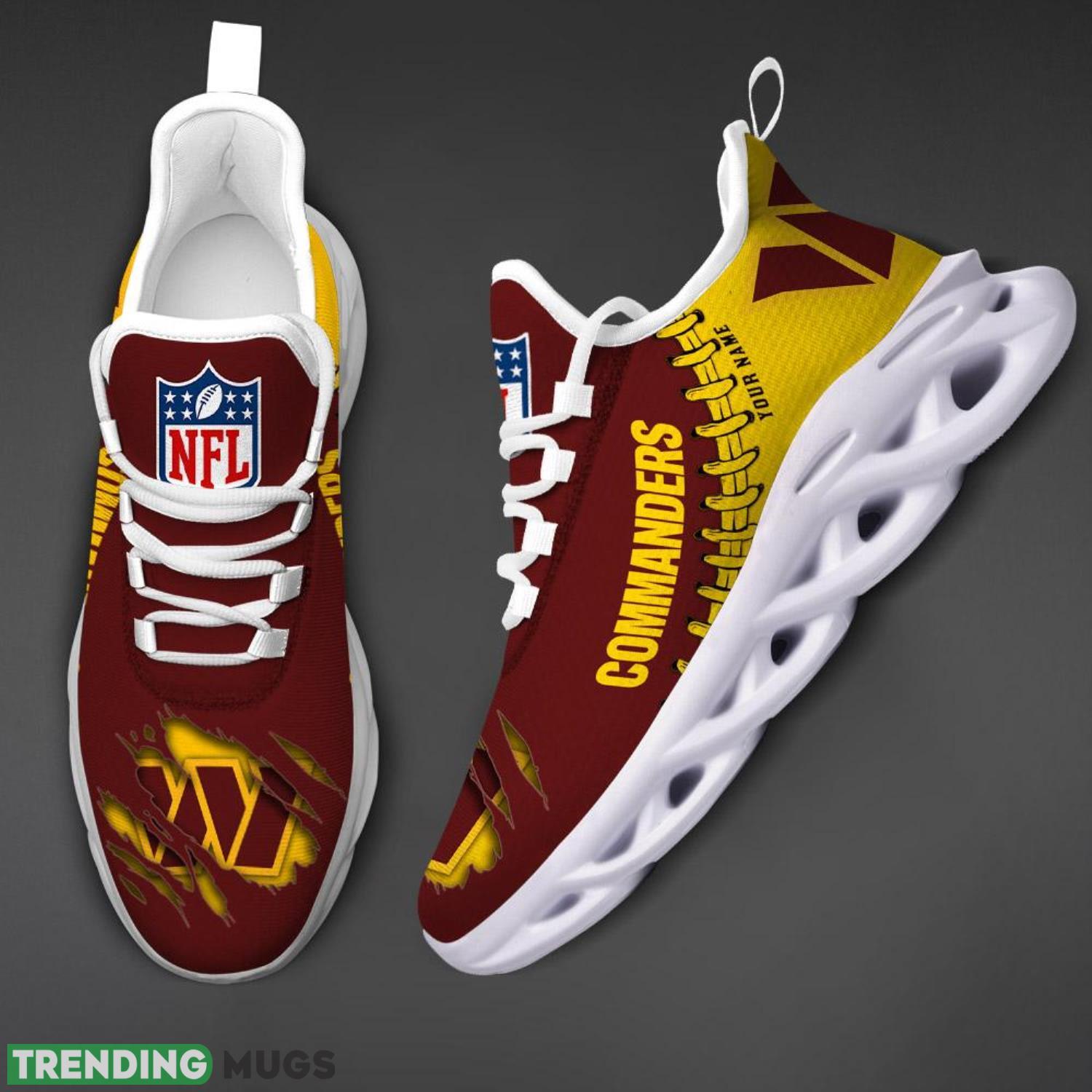 Sport Sneakers Washington Commanders Personalized Name Max Soul Shoes Ultra Sneakers Max Soul Sport Sneakers Washington Commanders Personalized Name Max Soul Shoes Ultra Sneakers Max Soul