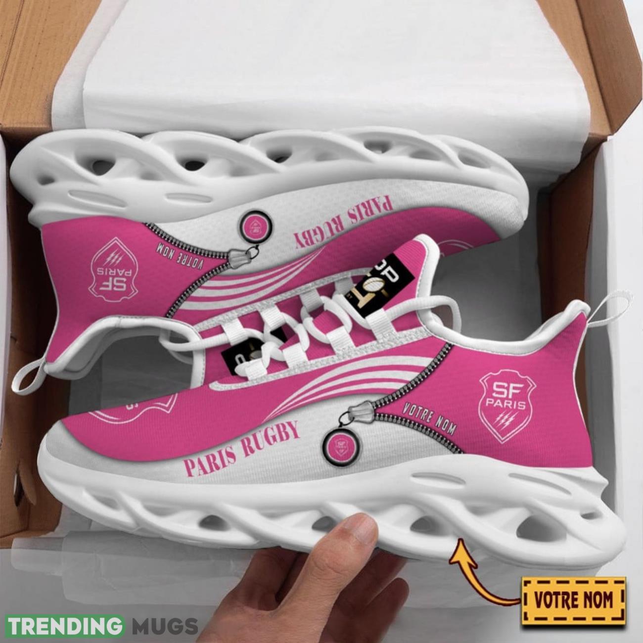 Stade Francais Custom Name Max Soul Sneakers Running Lover Gift Men And Women Shoes Product Photo 1 Stade Francais Custom Name Max Soul Sneakers Running Lover Gift Men And Women Shoes Product Photo 1