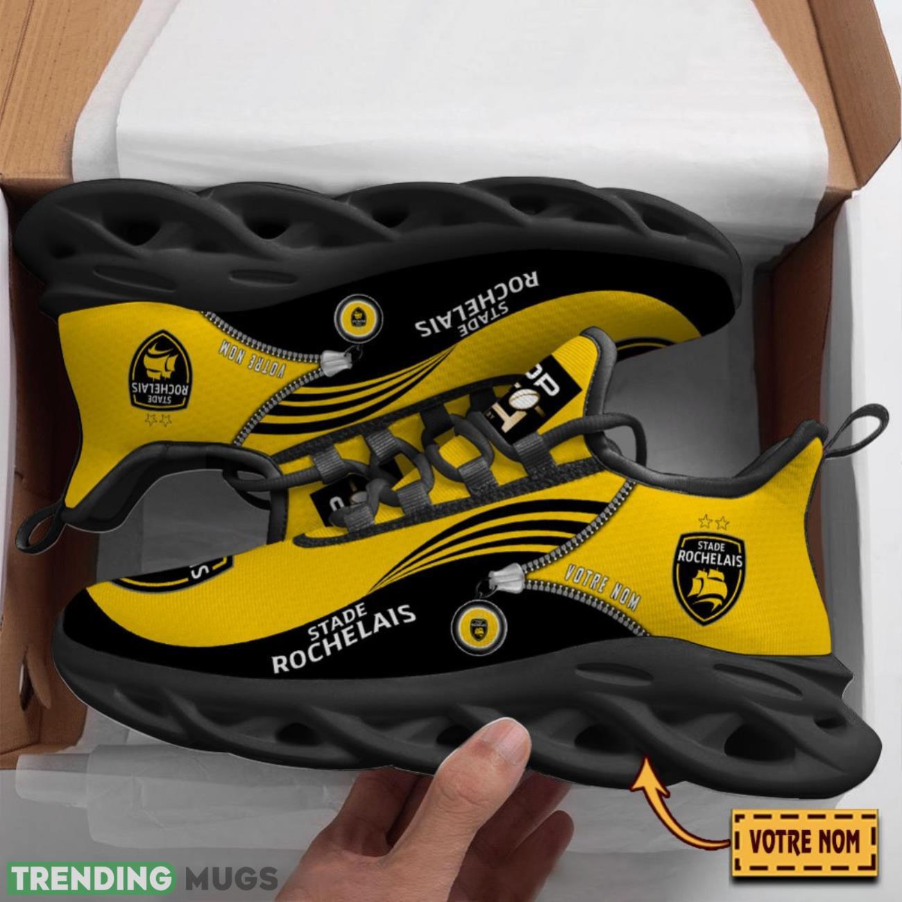 Stade Rochelais Custom Name Max Soul Sneakers Running Lover Gift Men And Women Shoes Max Soul Stade Rochelais Custom Name Max Soul Sneakers Running Lover Gift Men And Women Shoes Max Soul