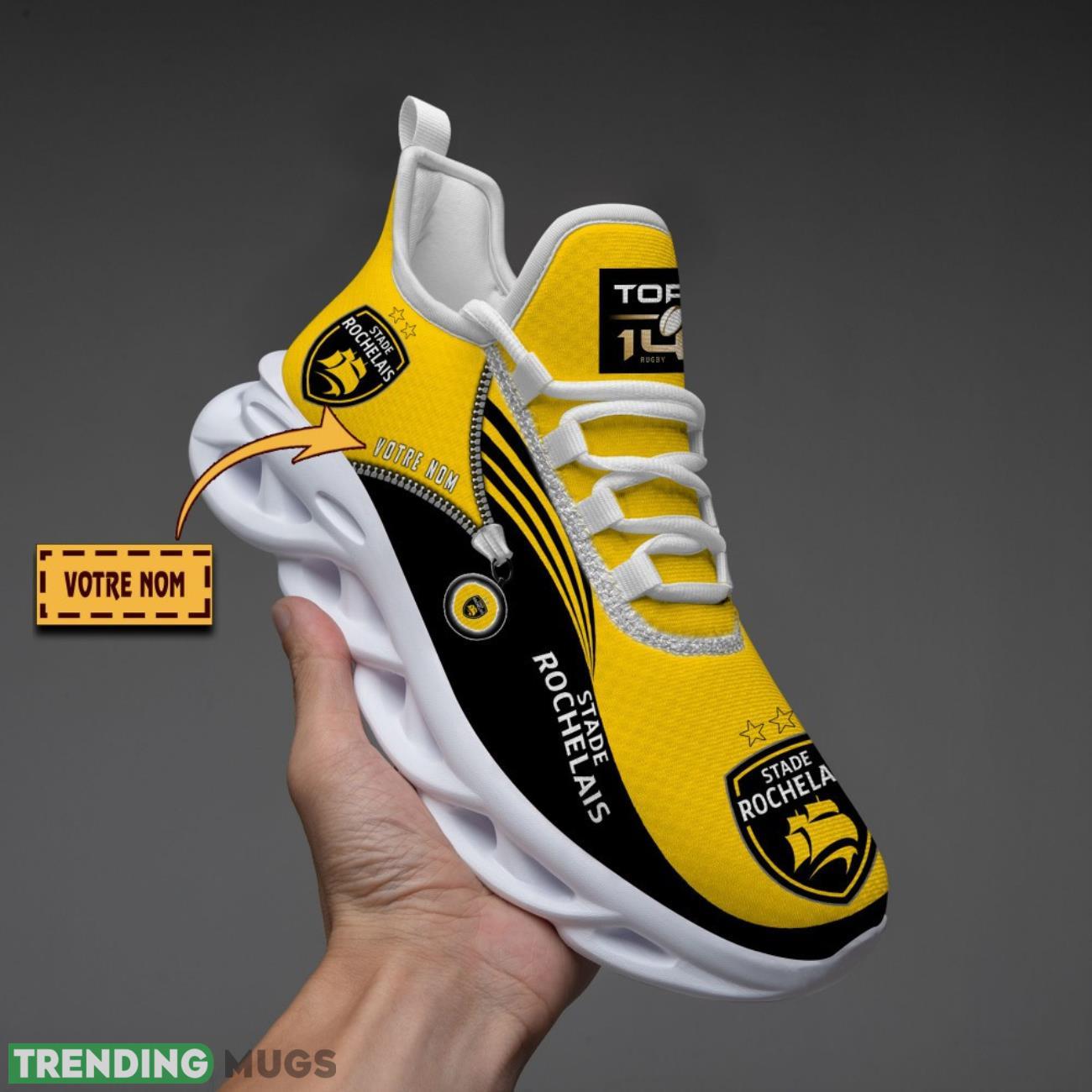 Stade Rochelais Custom Name Max Soul Sneakers Running Lover Gift Men And Women Shoes Max Soul Stade Rochelais Custom Name Max Soul Sneakers Running Lover Gift Men And Women Shoes Max Soul
