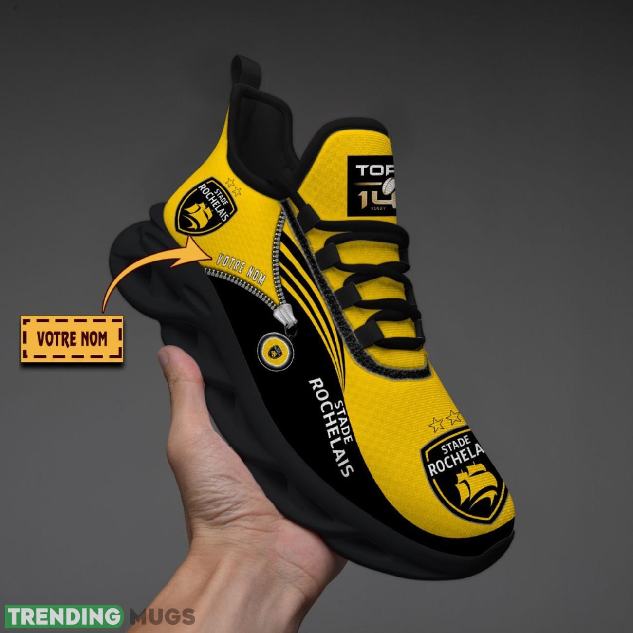 Stade Rochelais Custom Name Max Soul Sneakers Running Lover Gift Men And Women Shoes Max Soul Stade Rochelais Custom Name Max Soul Sneakers Running Lover Gift Men And Women Shoes Max Soul