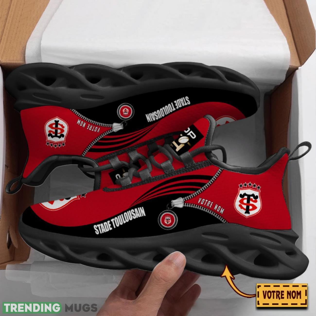 Stade Toulousain Custom Name Max Soul Sneakers Running Lover Gift Men And Women Shoes Max Soul Stade Toulousain Custom Name Max Soul Sneakers Running Lover Gift Men And Women Shoes Max Soul