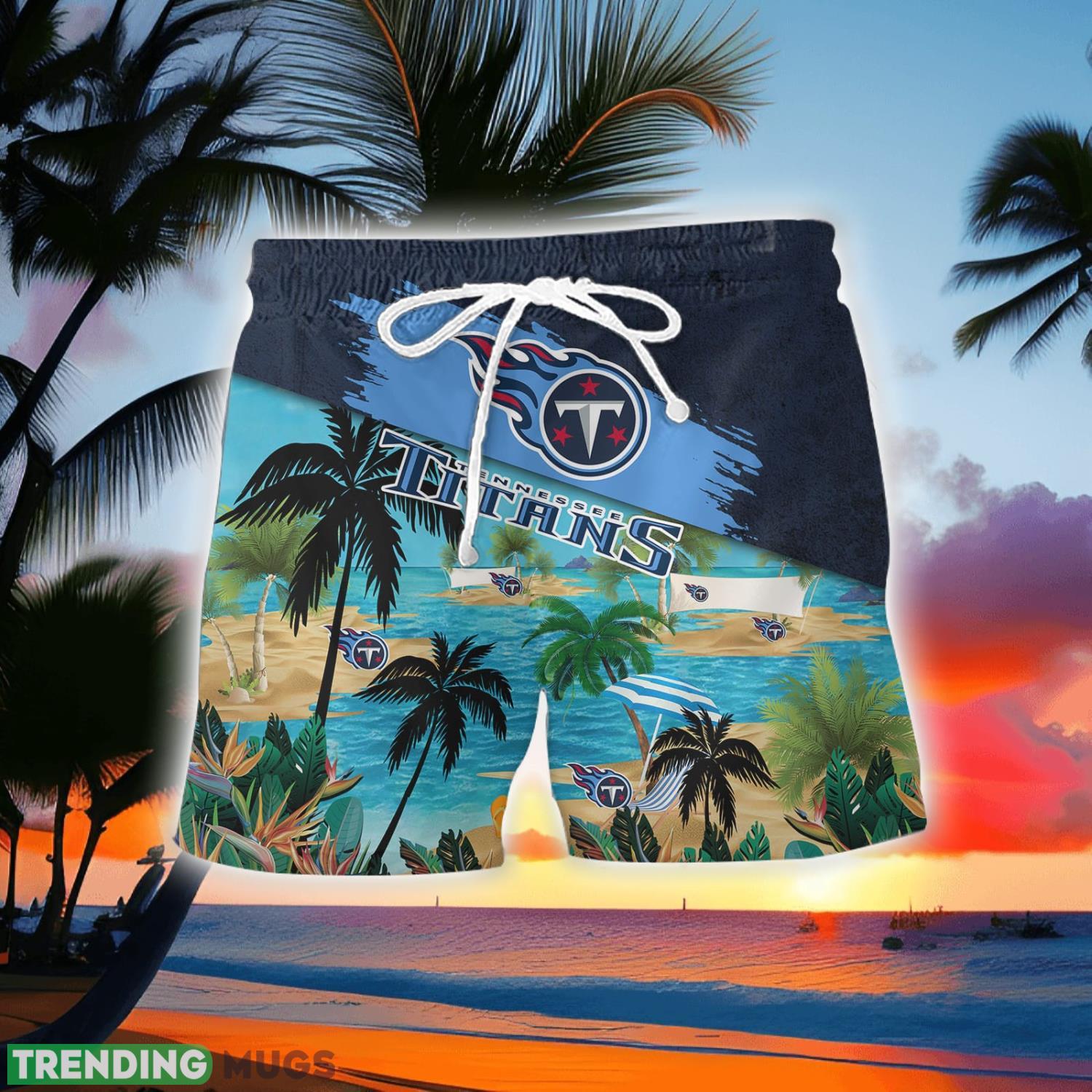 Tennessee Titans Beach Coconut Pattern Aloha Hawaiian Shirt And Shorts Hawaiian & Short Tennessee Titans Beach Coconut Pattern Aloha Hawaiian Shirt And Shorts Hawaiian & Short