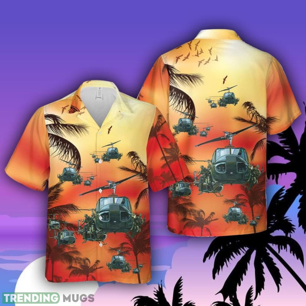 US Army UH-1 Huey 3D All Over Printed Hawaiian Shirt Product Photo 1 US Army UH-1 Huey 3D All Over Printed Hawaiian Shirt Product Photo 1