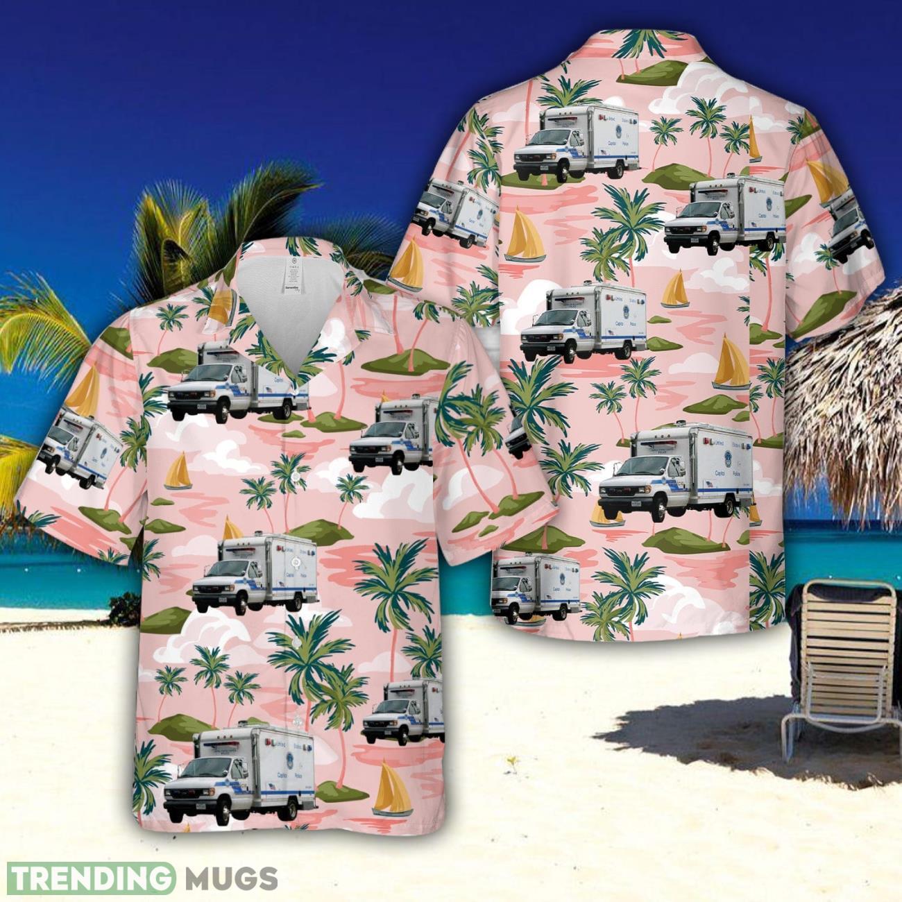US Capitol Police Ford E-Series Truck 3D All Over Printed Hawaiian Shirt Product Photo 1 US Capitol Police Ford E-Series Truck 3D All Over Printed Hawaiian Shirt Product Photo 1