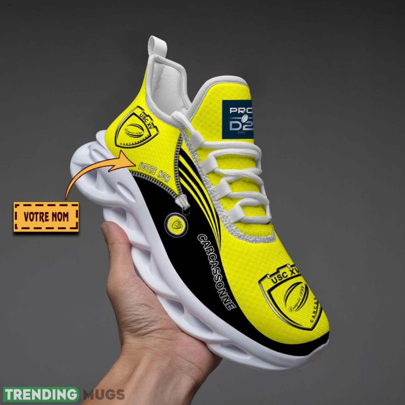 US Carcassonne Custom Name Max Soul Sneakers Running Lover Gift Men And Women Shoes Max Soul US Carcassonne Custom Name Max Soul Sneakers Running Lover Gift Men And Women Shoes Max Soul