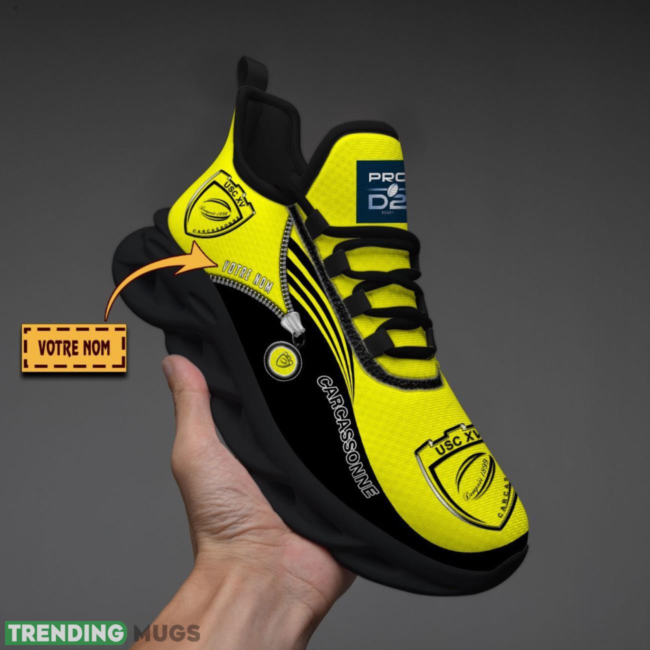 US Carcassonne Custom Name Max Soul Sneakers Running Lover Gift Men And Women Shoes Max Soul US Carcassonne Custom Name Max Soul Sneakers Running Lover Gift Men And Women Shoes Max Soul