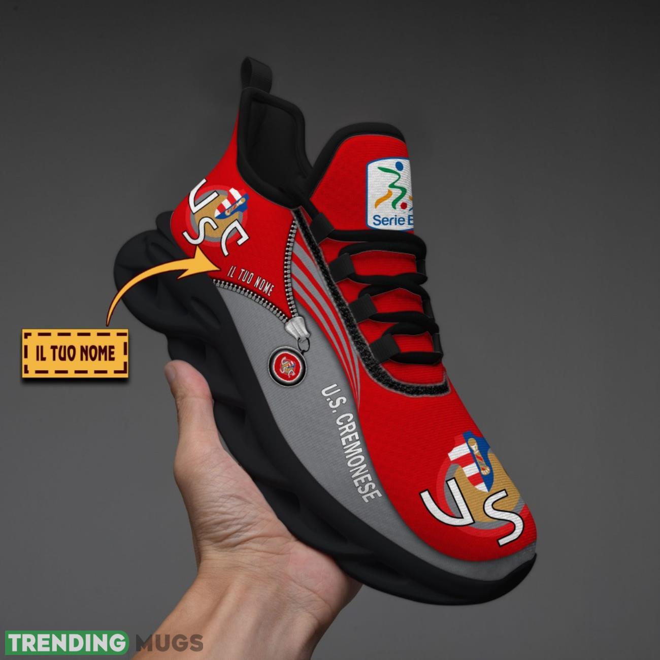 U.S. Cremonese Custom Name Max Soul Sneakers Running Lover Gift Men And Women Shoes Max Soul U.S. Cremonese Custom Name Max Soul Sneakers Running Lover Gift Men And Women Shoes Max Soul