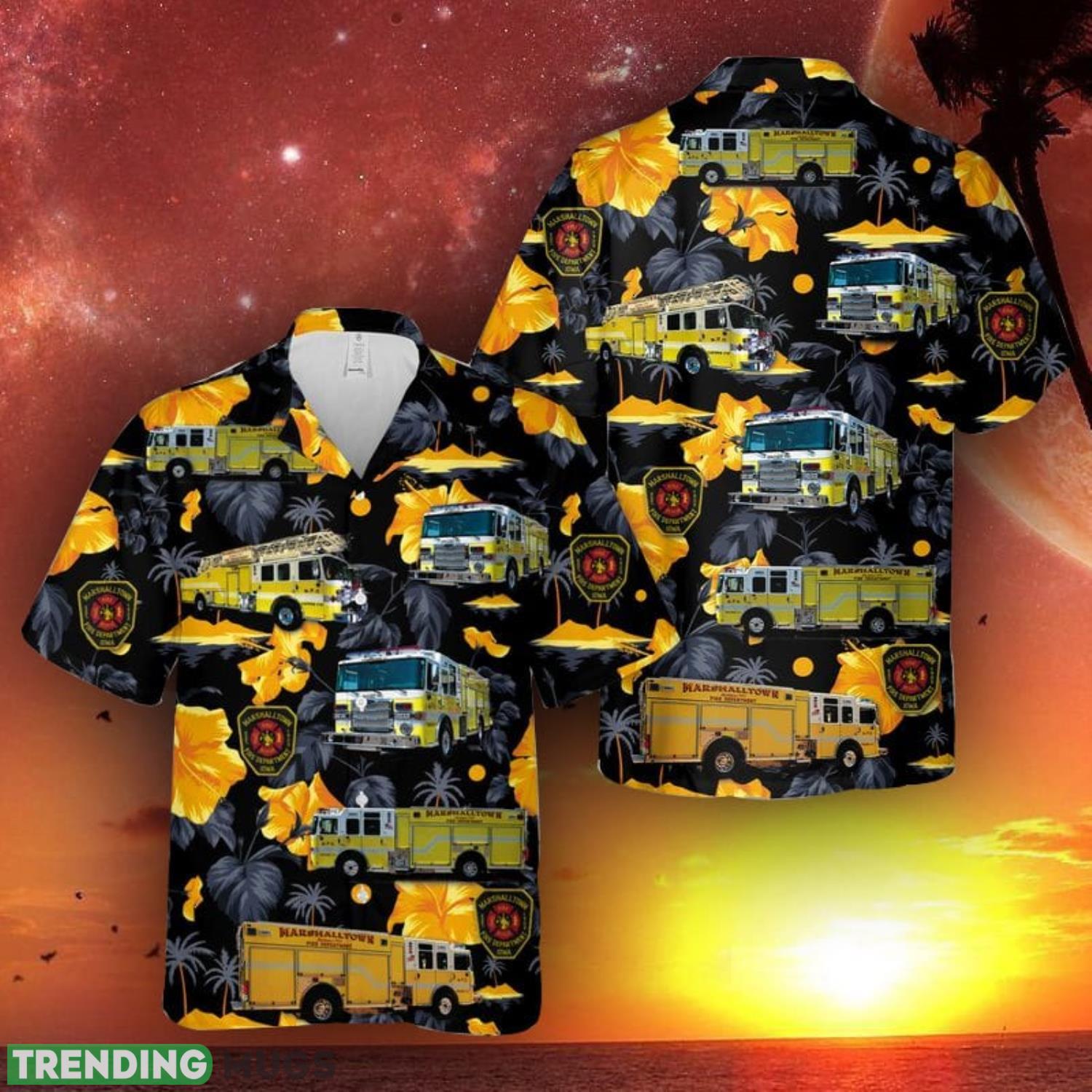 US Iowa Marshalltown Fire Department Aloha Hawaiian Shirt Men And Women Beach Shirt Product Photo 1 US Iowa Marshalltown Fire Department Aloha Hawaiian Shirt Men And Women Beach Shirt Product Photo 1