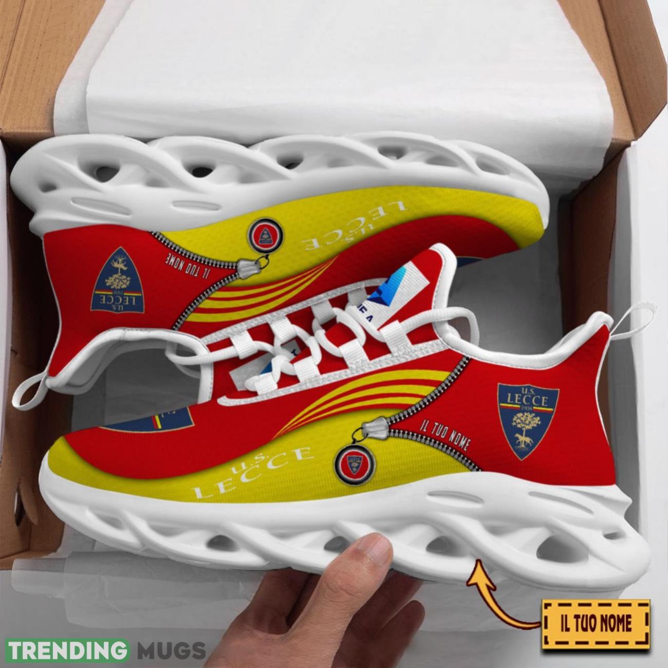 U.S. Lecce Custom Name Max Soul Sneakers Running Lover Gift Men And Women Shoes Max Soul U.S. Lecce Custom Name Max Soul Sneakers Running Lover Gift Men And Women Shoes Max Soul