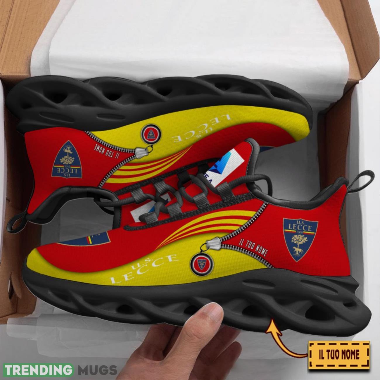 U.S. Lecce Custom Name Max Soul Sneakers Running Lover Gift Men And Women Shoes Max Soul U.S. Lecce Custom Name Max Soul Sneakers Running Lover Gift Men And Women Shoes Max Soul