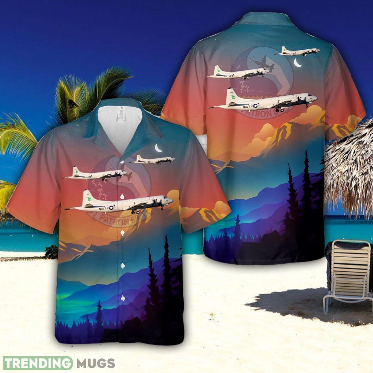 US Navy BuNo. 161412 P-3C, VP 69 Totems 3D All Over Printed Hawaiian Shirt Product Photo 1 US Navy BuNo. 161412 P-3C, VP 69 Totems 3D All Over Printed Hawaiian Shirt Product Photo 1