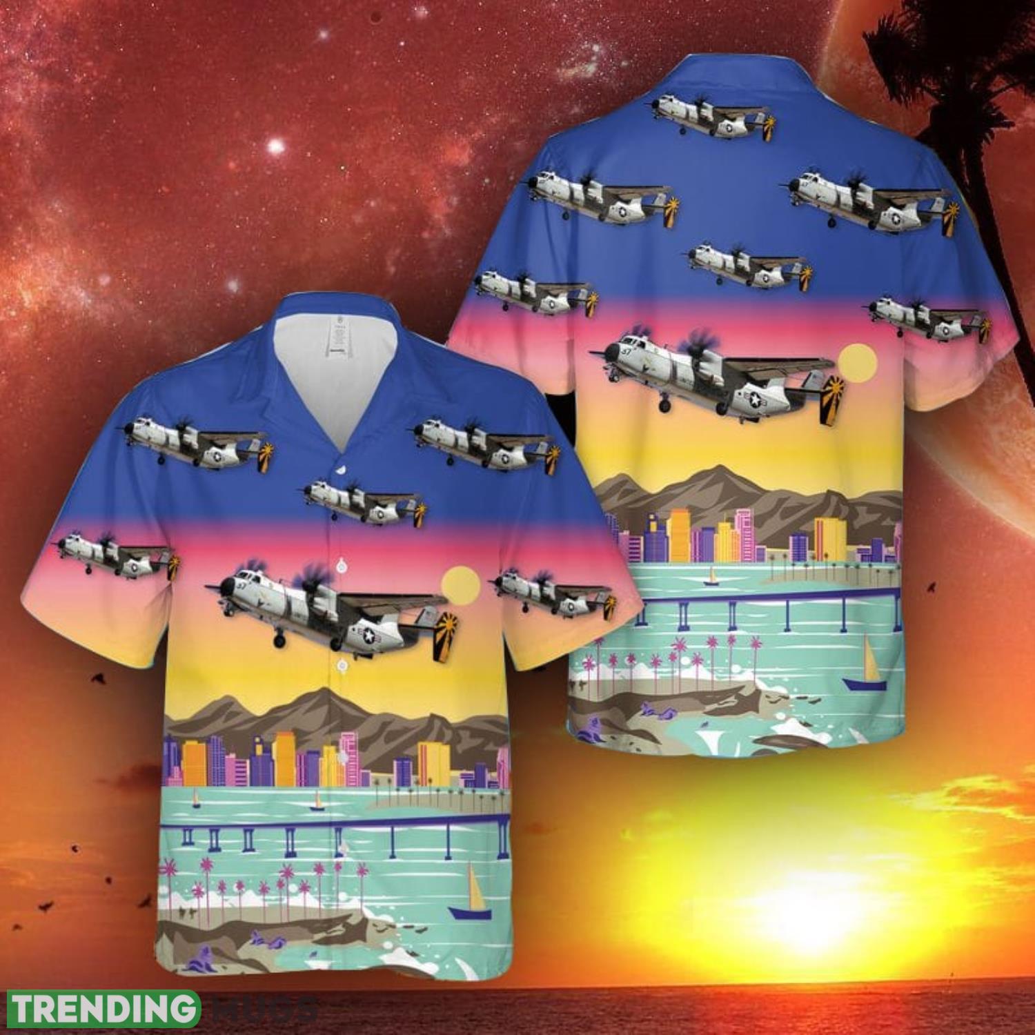US Navy Grumman C-2A Greyhound Of VRC-30 Providers Aloha Hawaiian Shirt Men And Women Beach Shirt Product Photo 1 US Navy Grumman C-2A Greyhound Of VRC-30 Providers Aloha Hawaiian Shirt Men And Women Beach Shirt Product Photo 1
