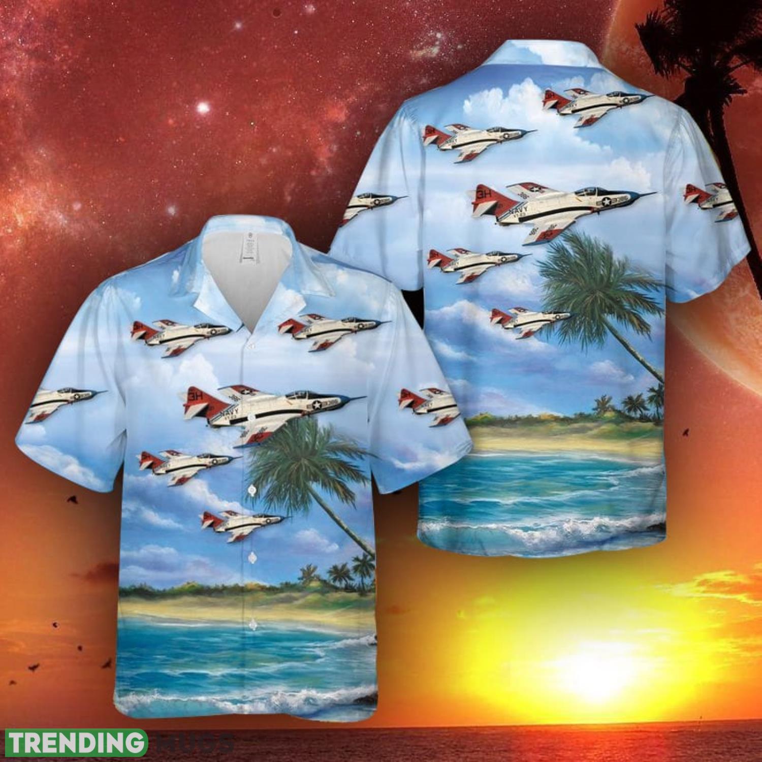 US Navy Grumman F-9 Cougar Aloha Hawaiian Shirt Men And Women Beach Shirt Product Photo 1 US Navy Grumman F-9 Cougar Aloha Hawaiian Shirt Men And Women Beach Shirt Product Photo 1