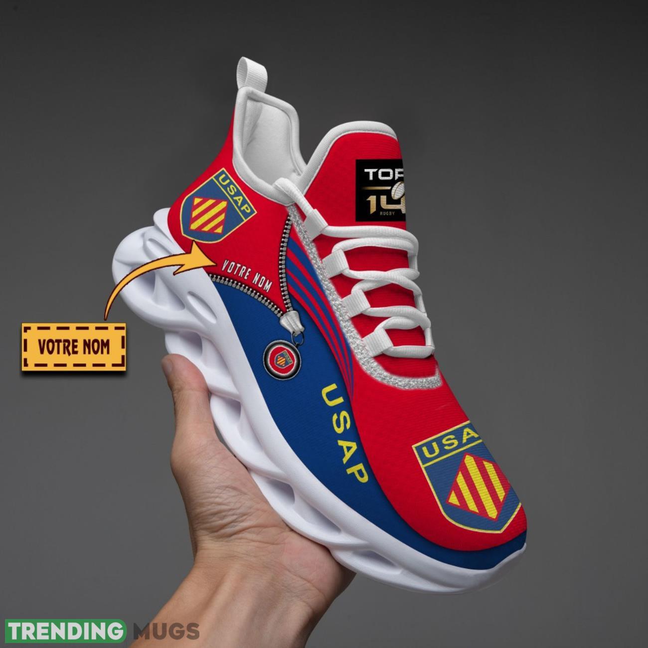 USA Perpignan Custom Name Max Soul Sneakers Running Lover Gift Men And Women Shoes Max Soul USA Perpignan Custom Name Max Soul Sneakers Running Lover Gift Men And Women Shoes Max Soul